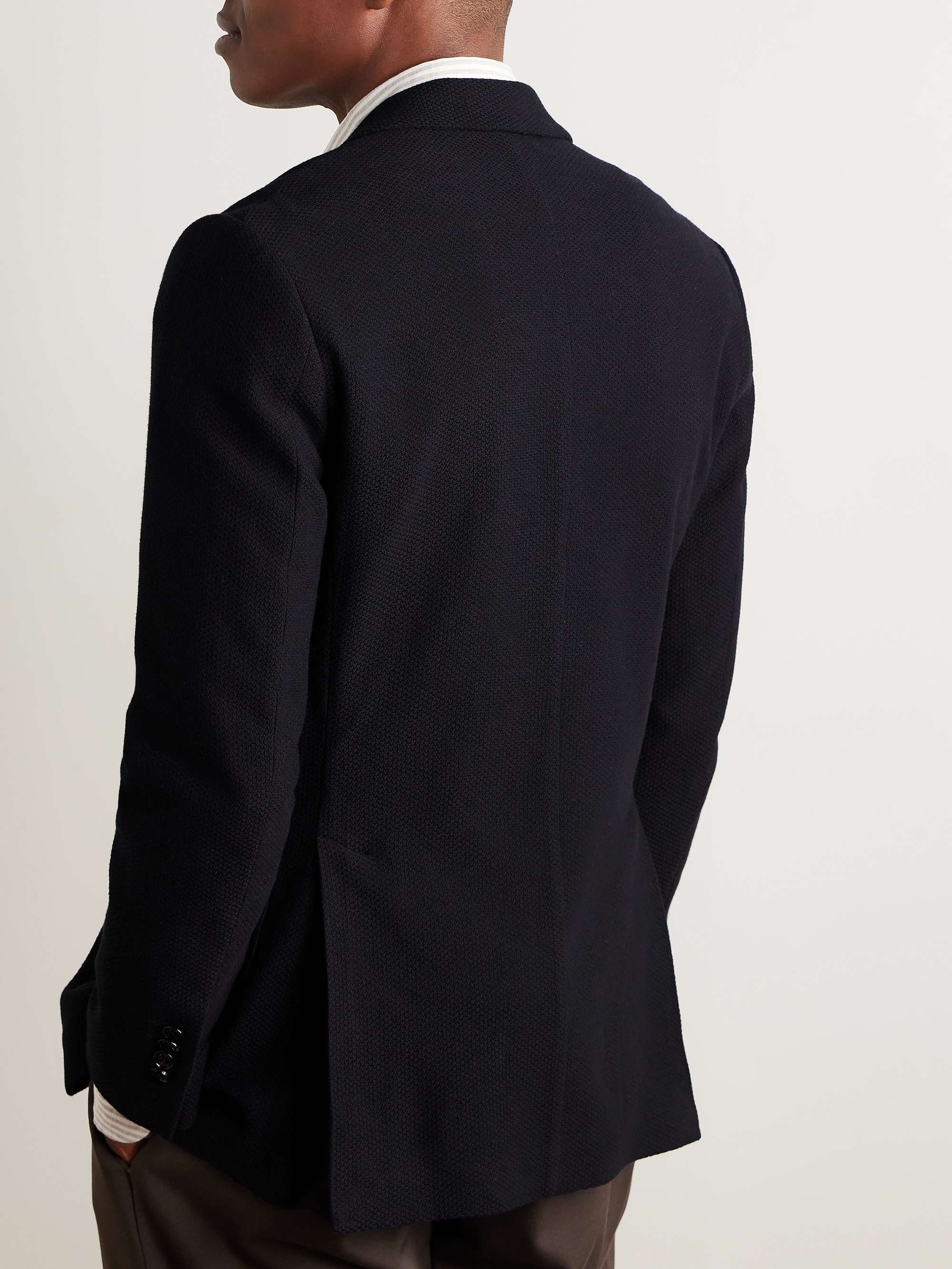 Aston Slim-Fit Cotton-Piqué Blazer view