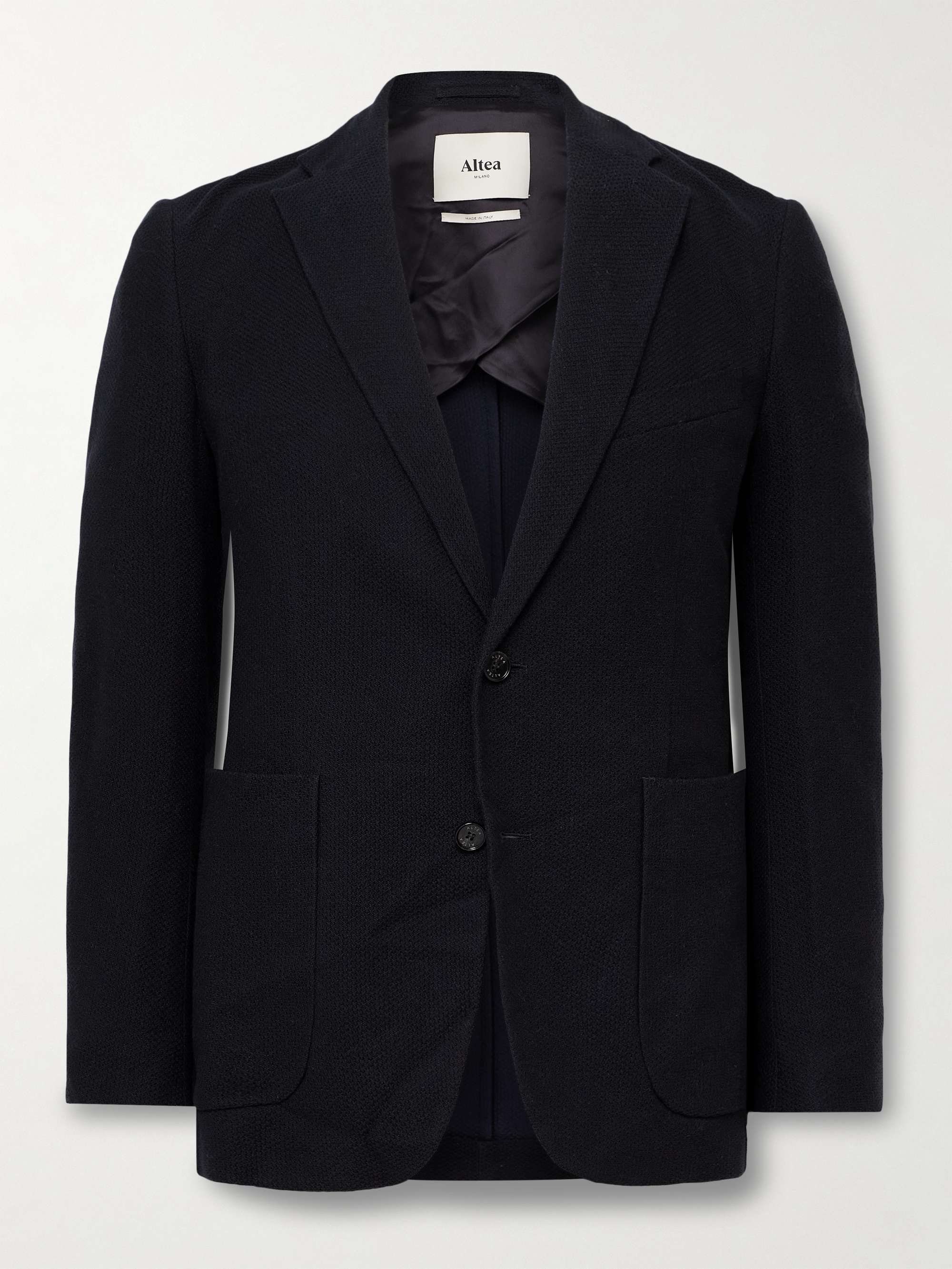 Aston Slim-Fit Cotton-Piqué Blazer view