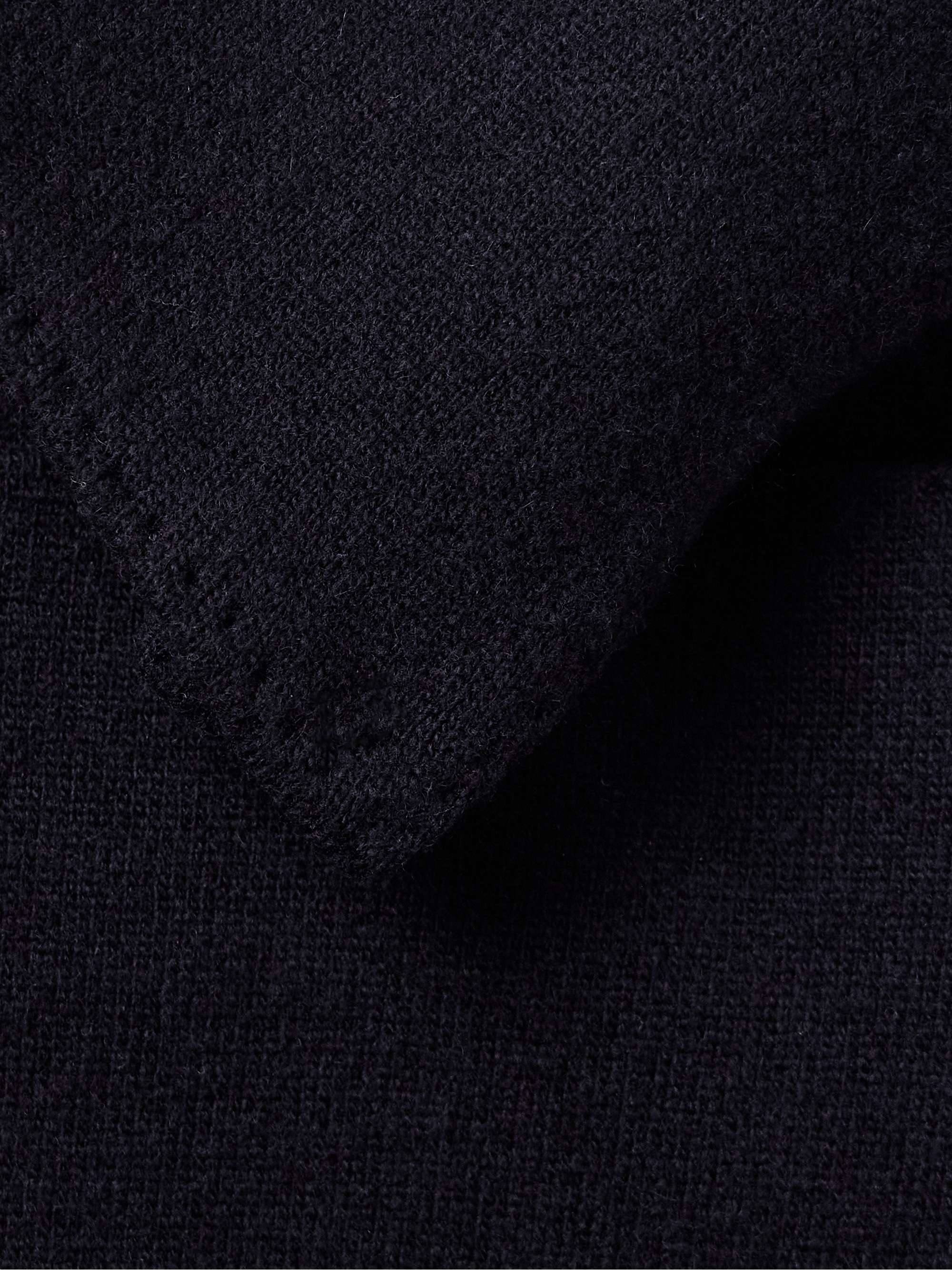 Unstructured Wool and Cashmere-Blend Blazer view