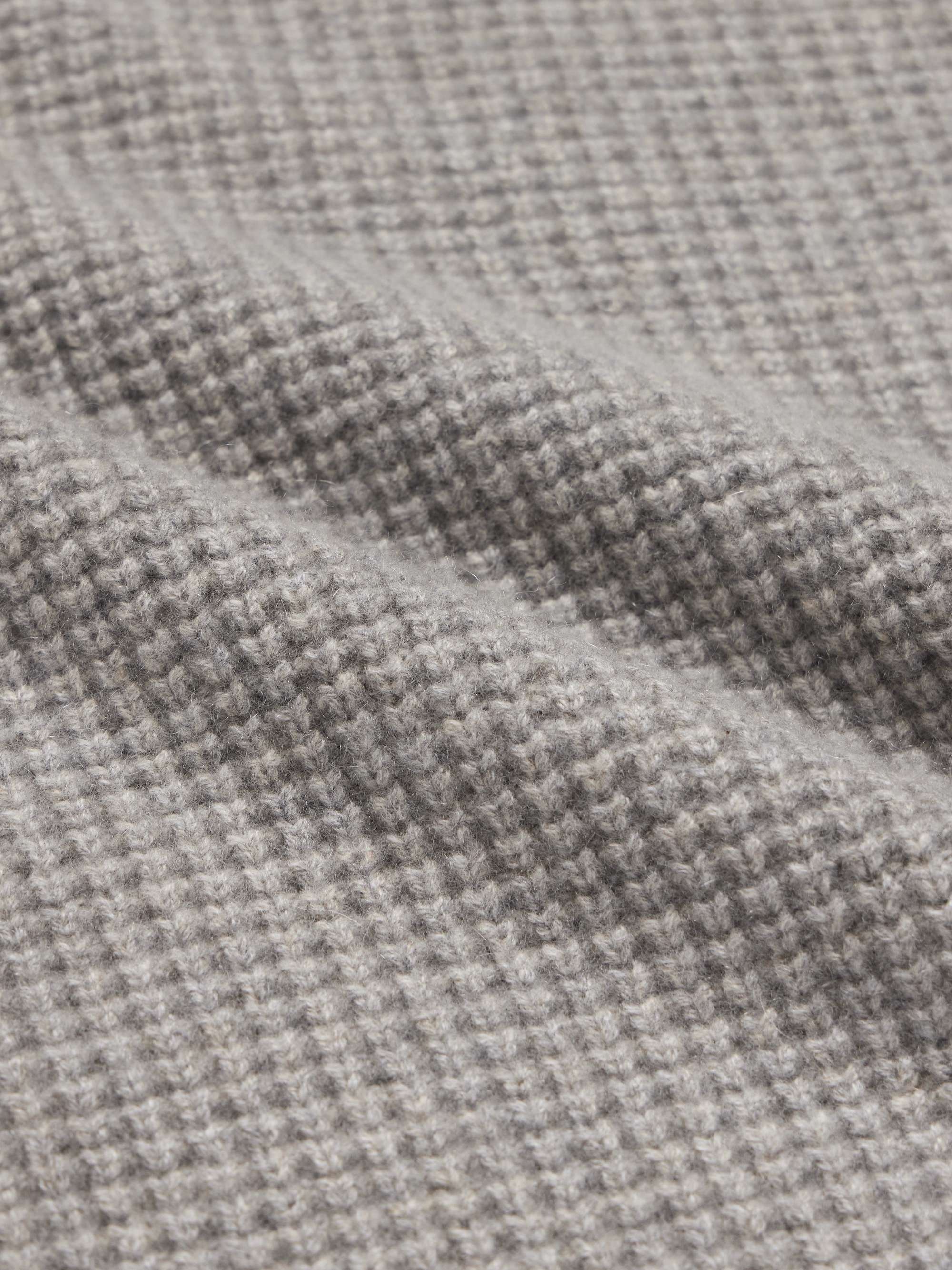 Waffle-Knit Recycled-Cashmere Sweater view