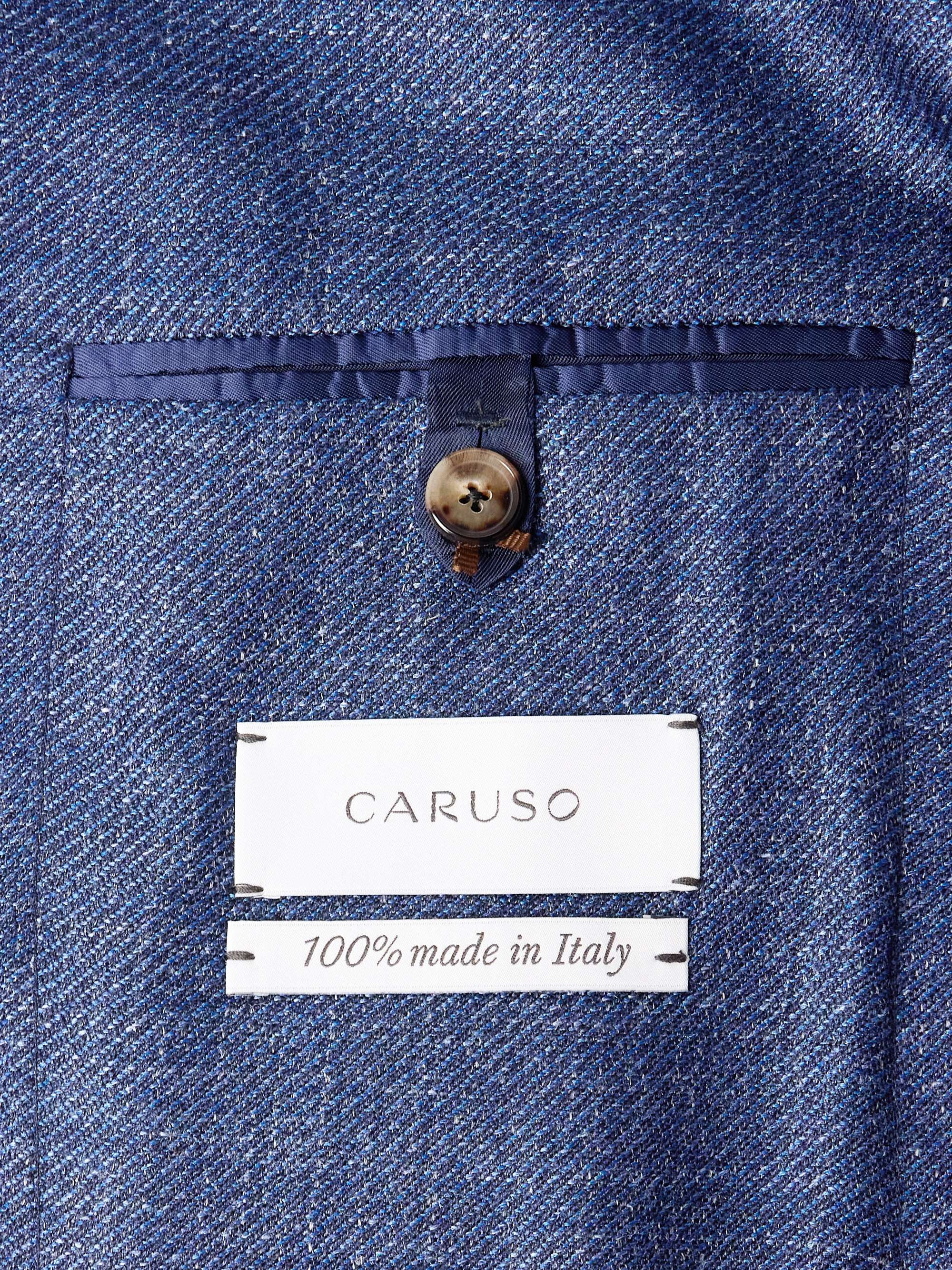 Wool, Silk and Linen-Blend Blazer view
