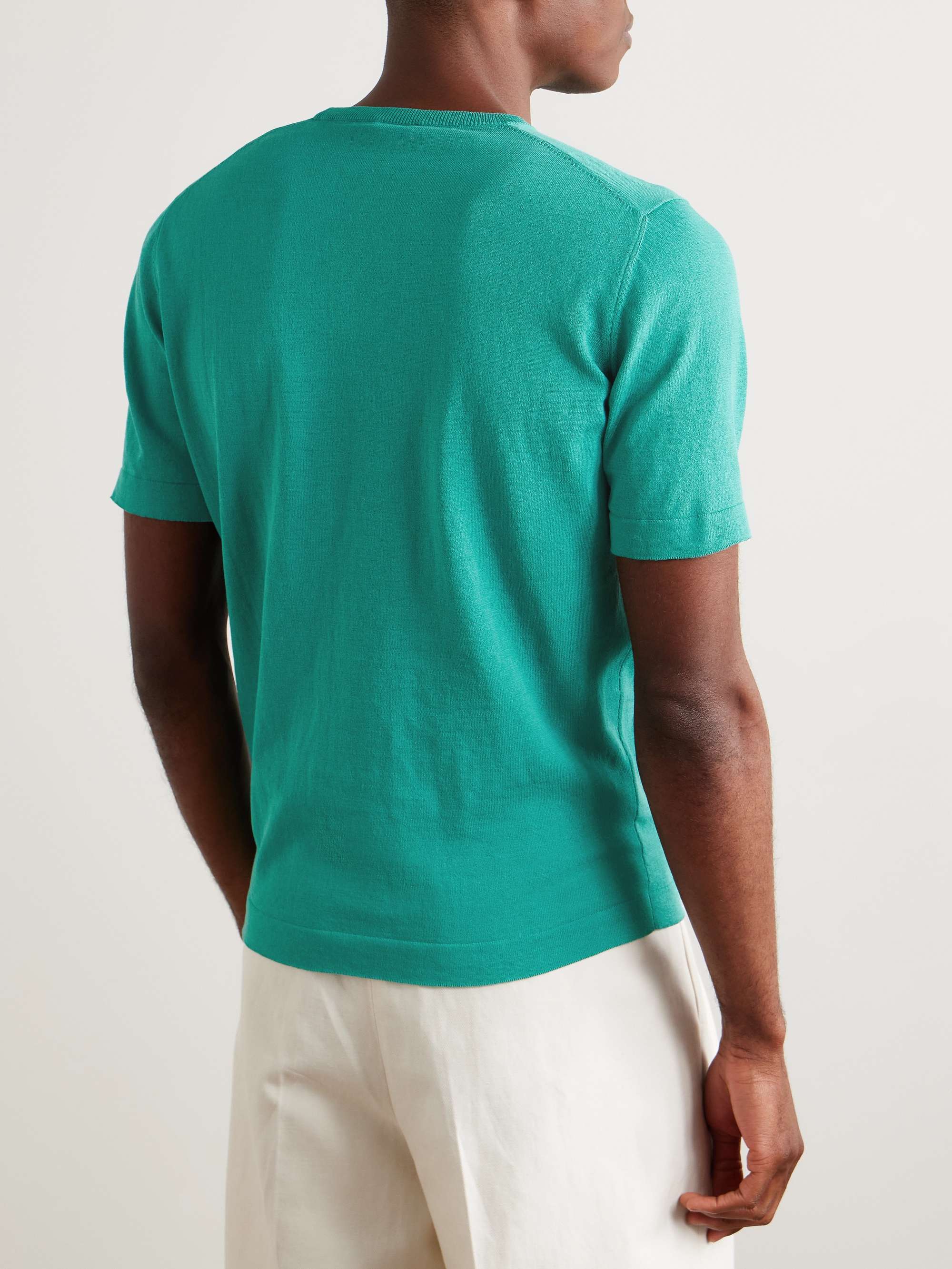 Slim-Fit Cotton T-Shirt view