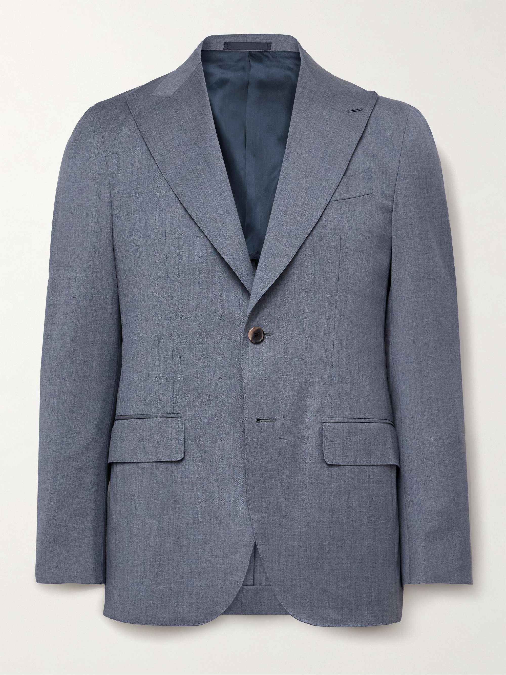 Slim-Fit Wool Suit Jacket view