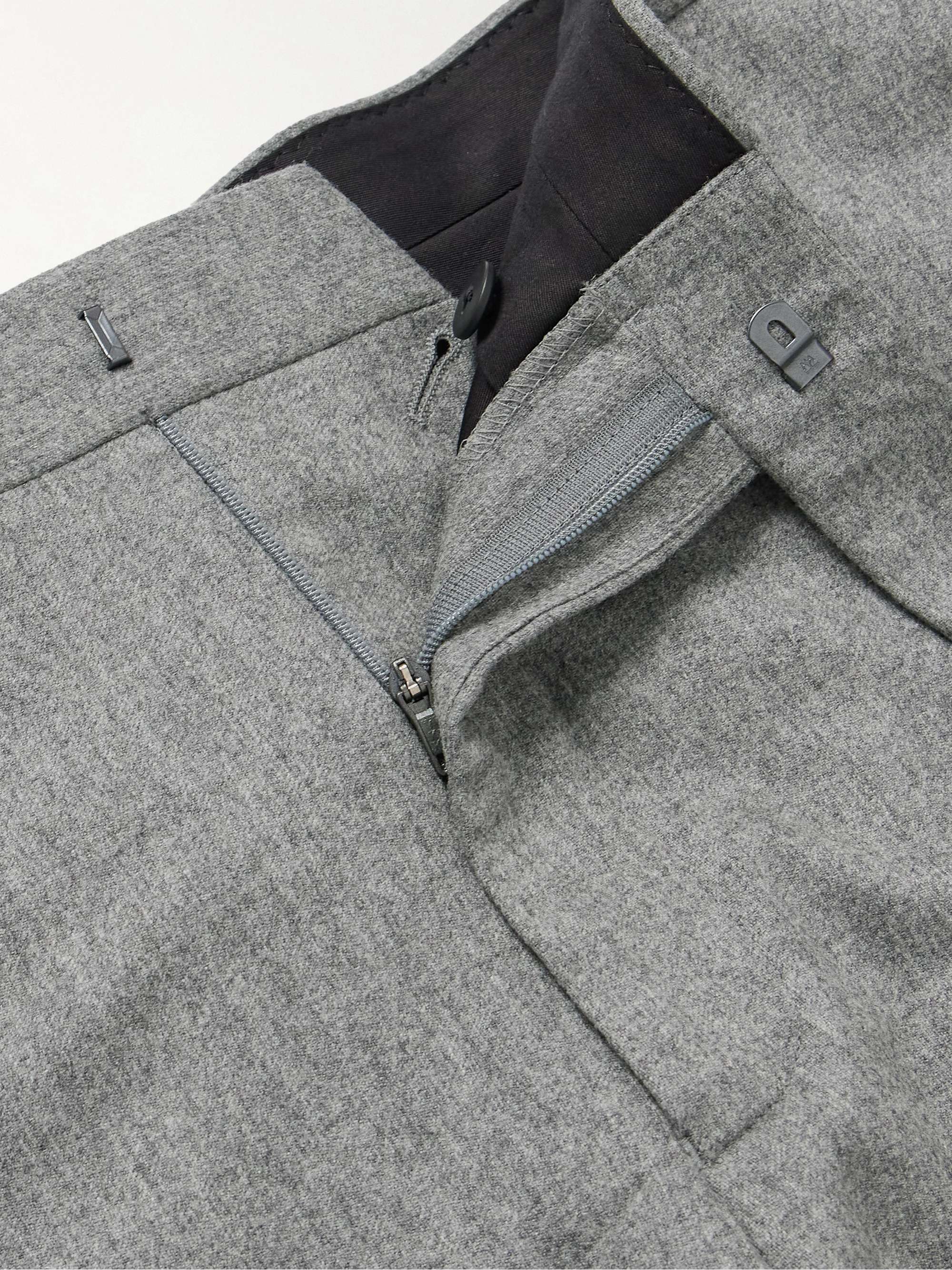Chapman Slim-Fit Wool-Blend Flannel Trousers view