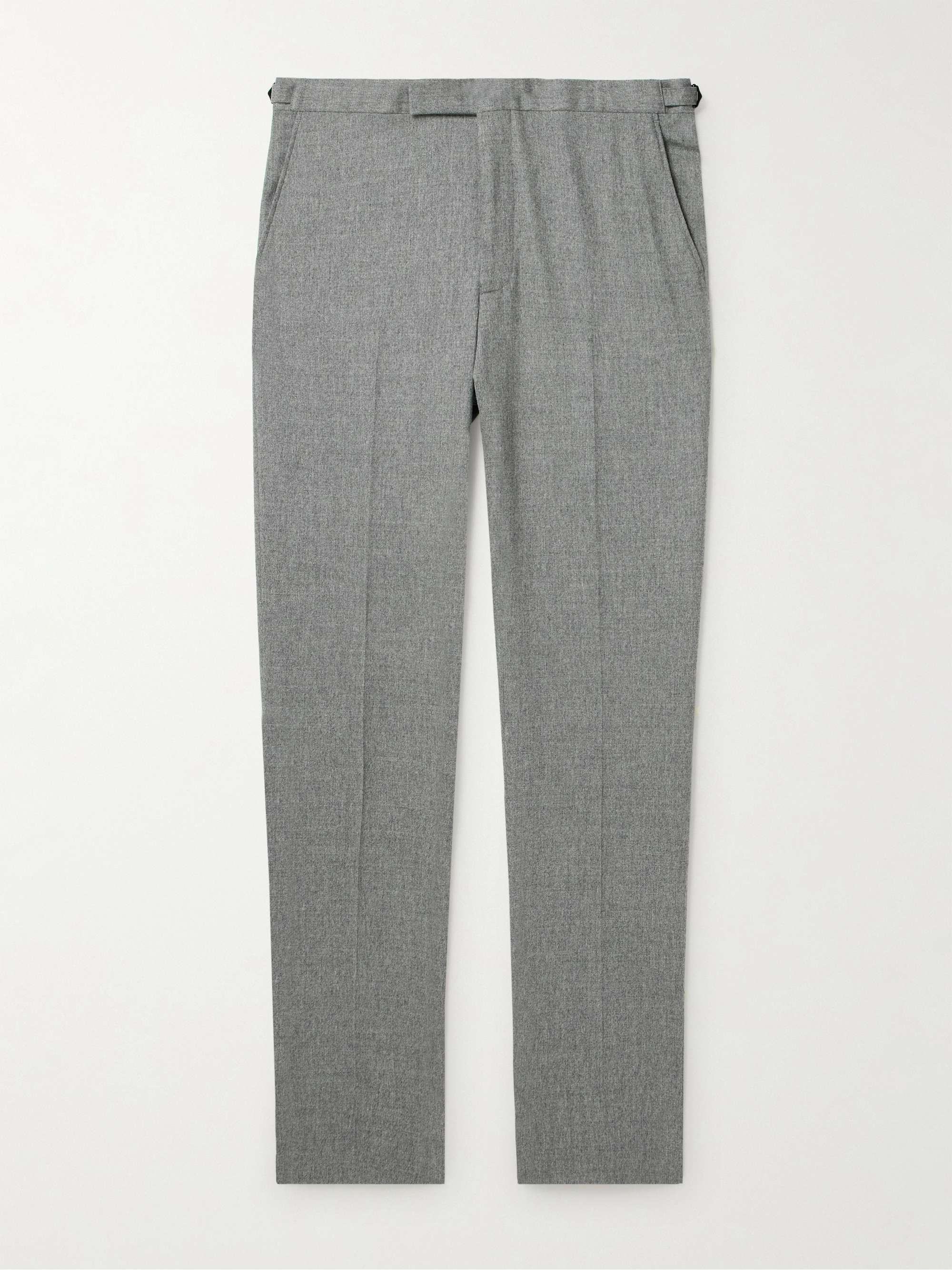 Chapman Slim-Fit Wool-Blend Flannel Trousers view