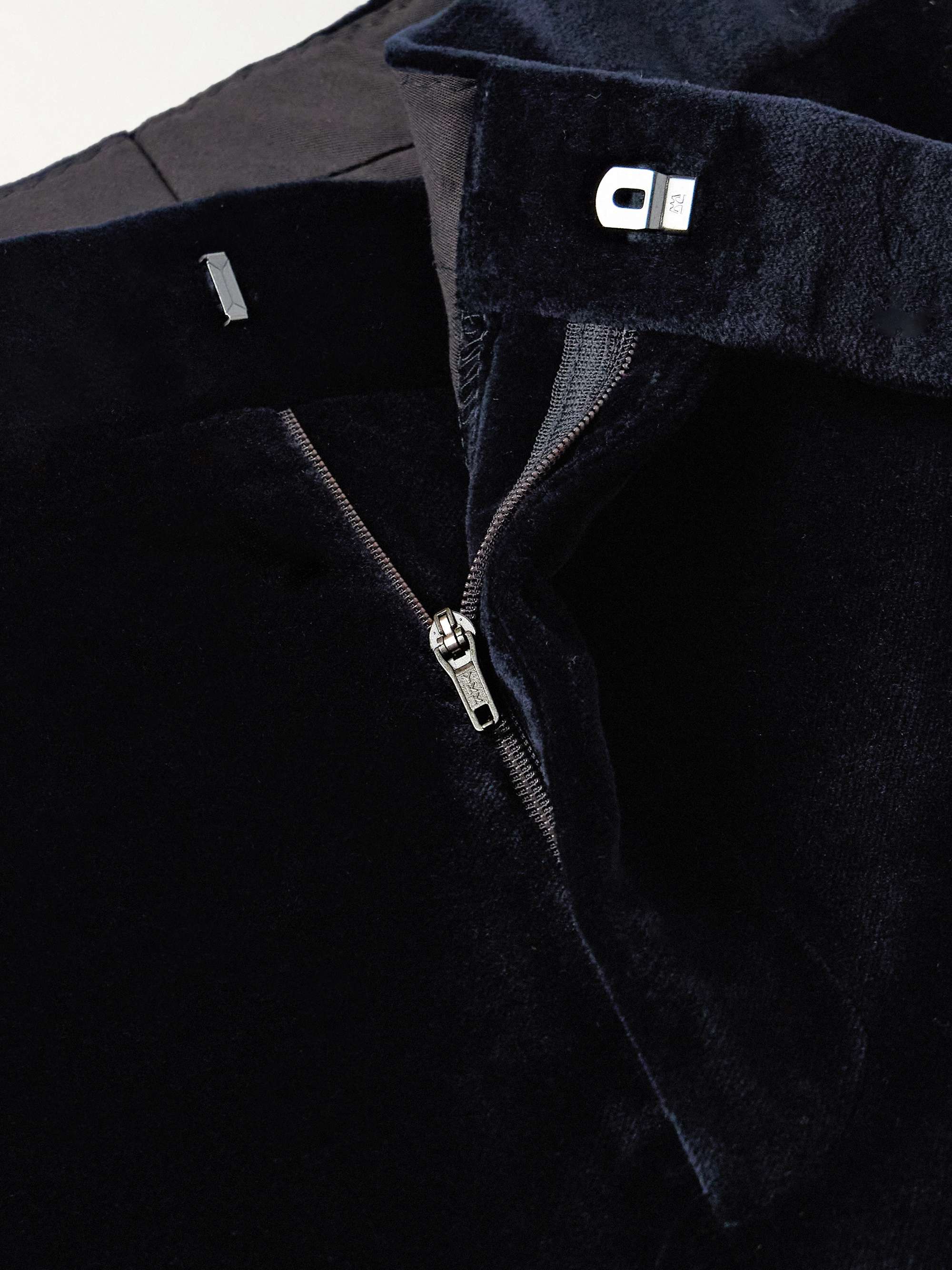 Chapman Straight-Leg Cotton-Velour Trousers view