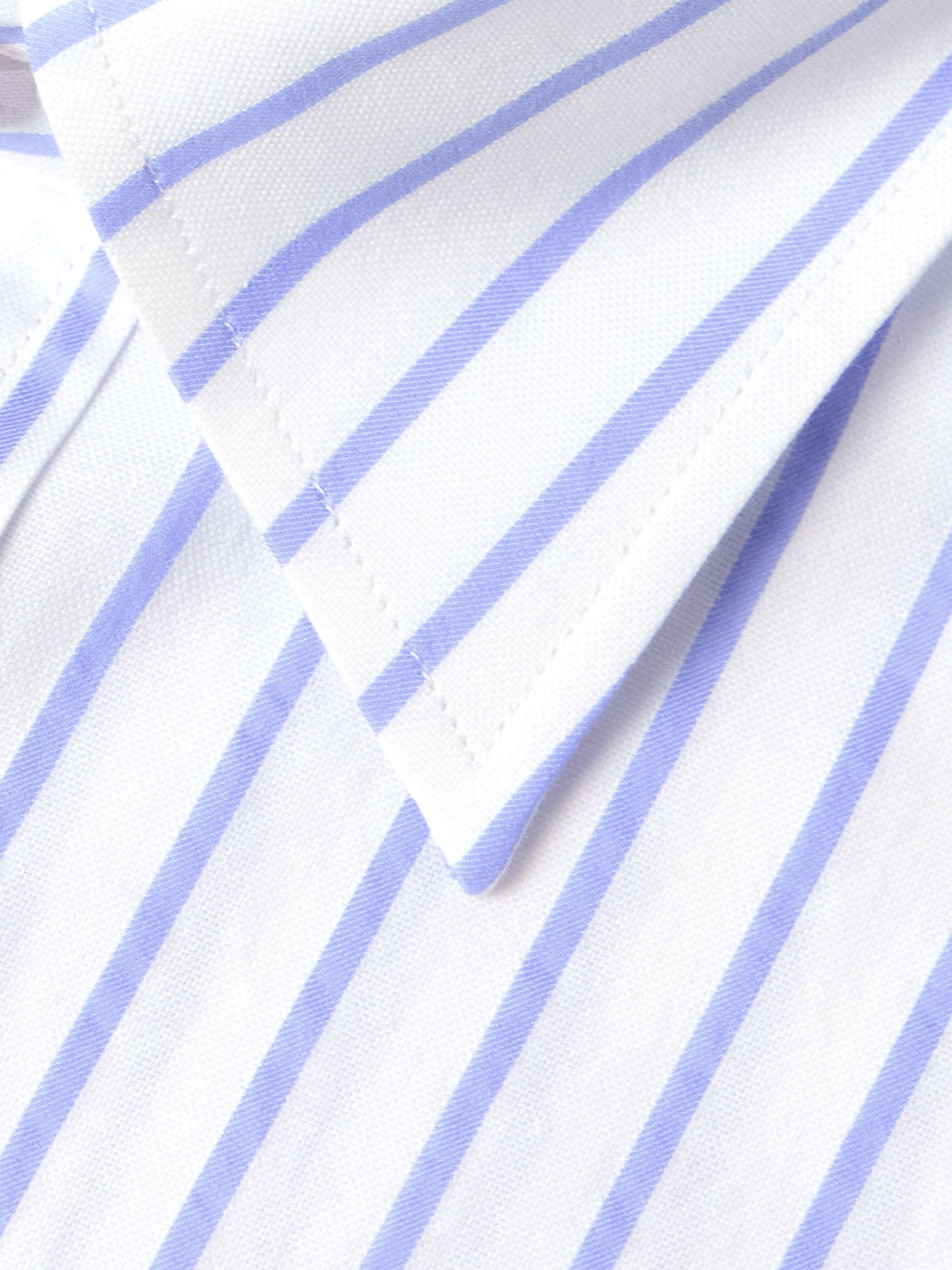 Striped Textured-Cotton Shirt view