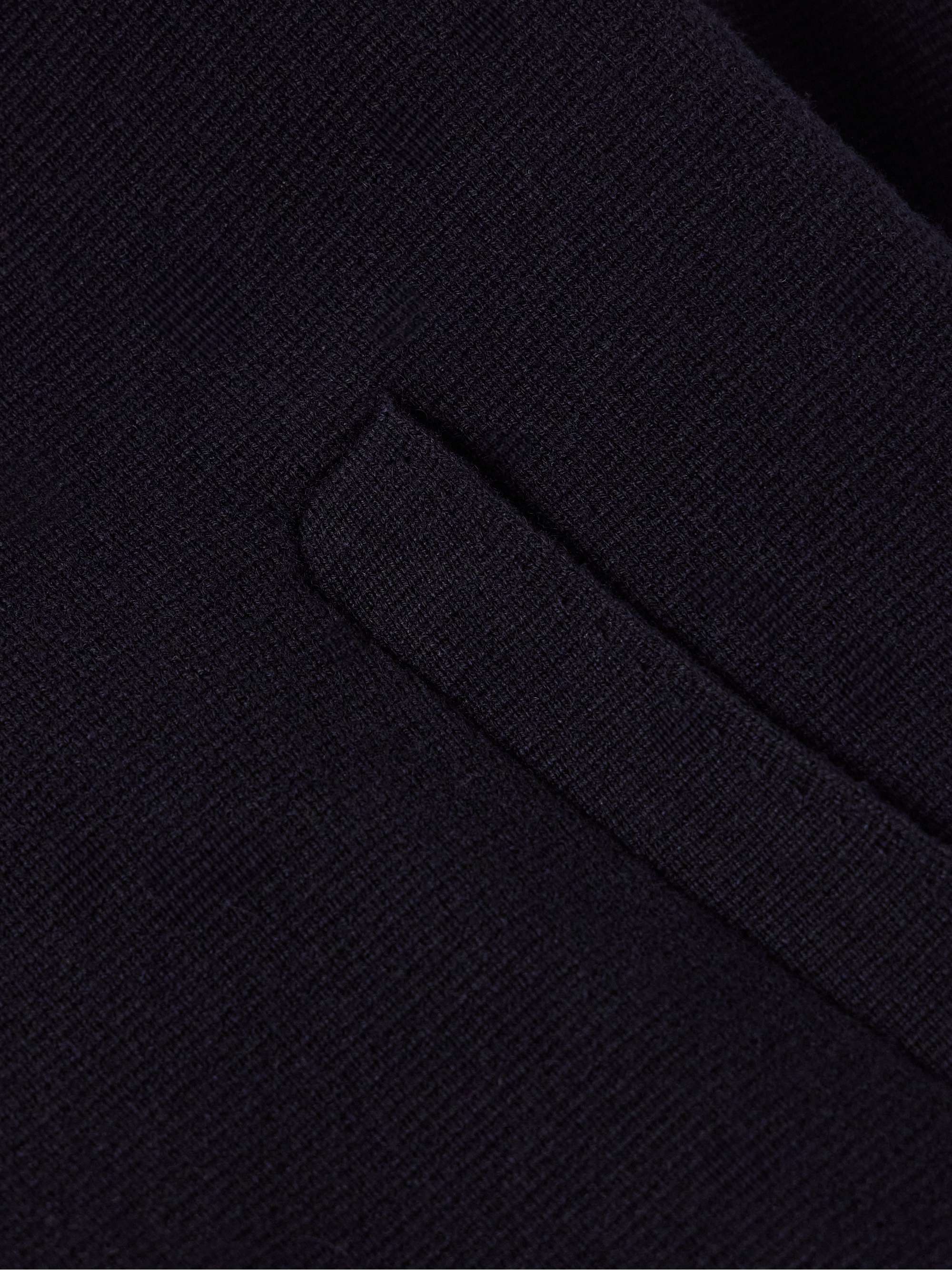 Cotton and Cashmere-Blend Zip-Up Cardigan view