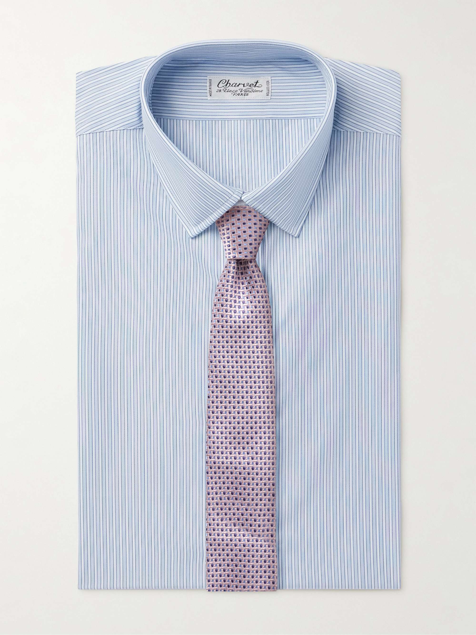 Striped Cotton-Poplin Shirt view