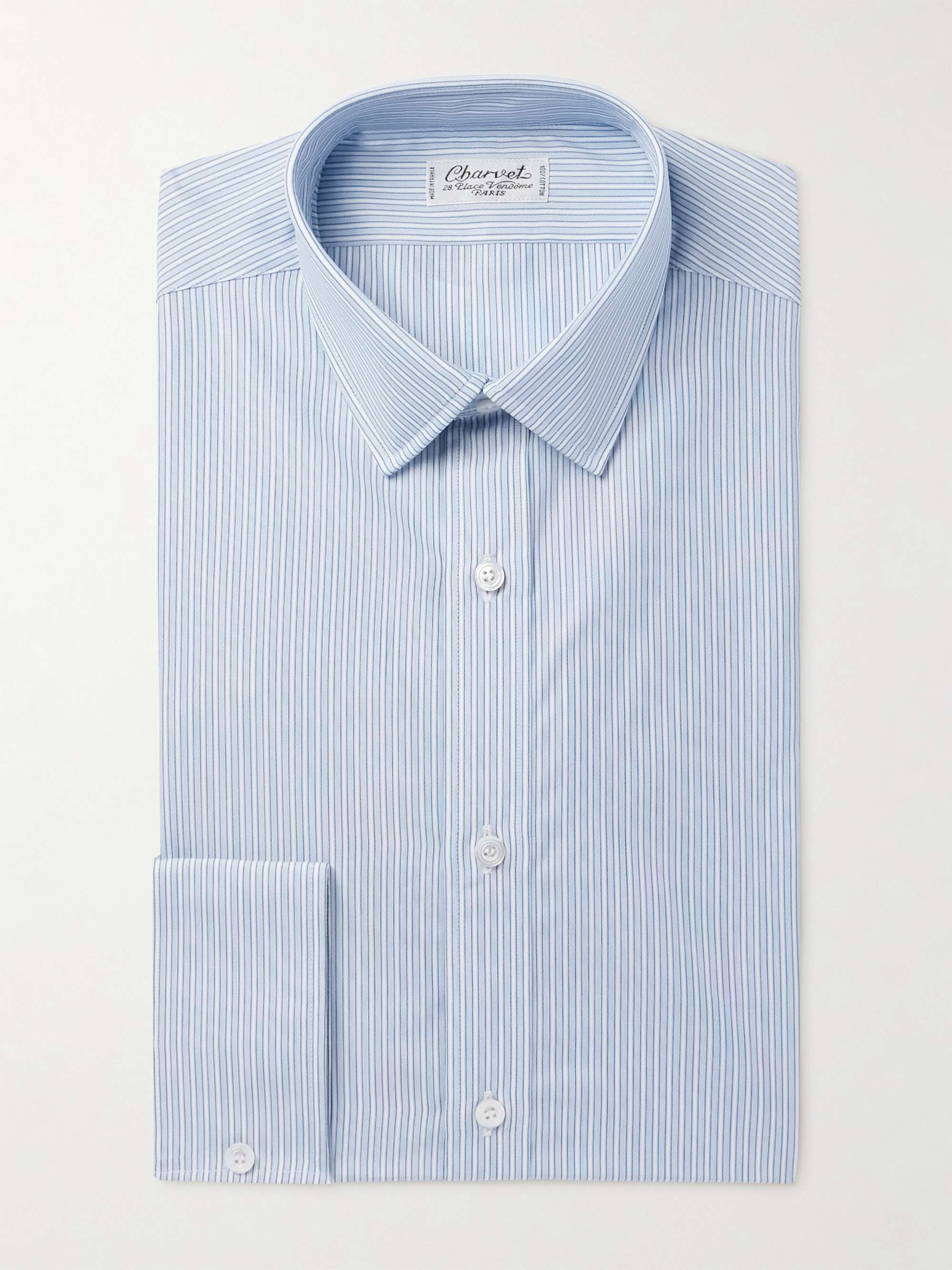 Striped Cotton-Poplin Shirt view
