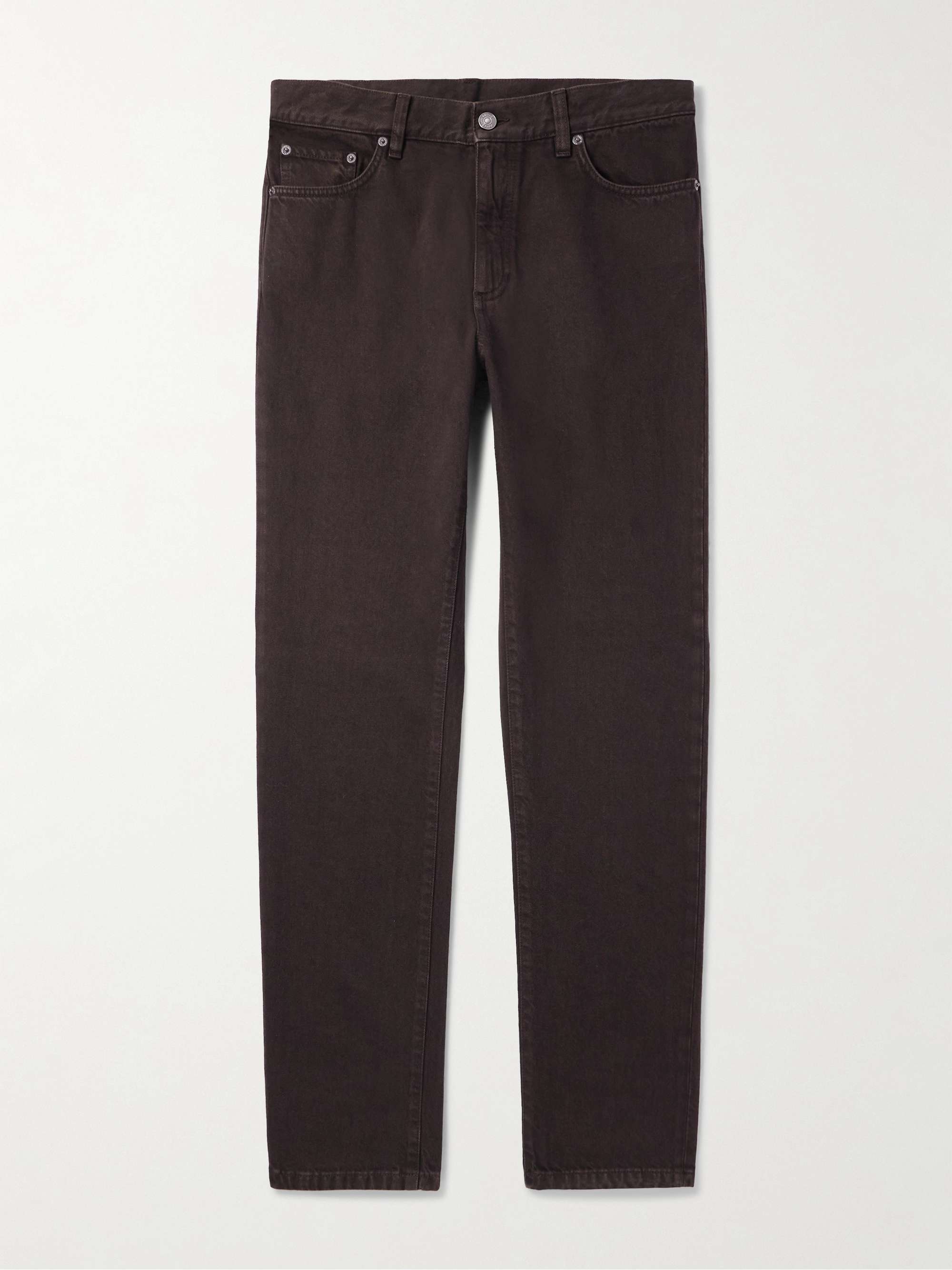 City Slim-Fit Straight-Leg Jeans view
