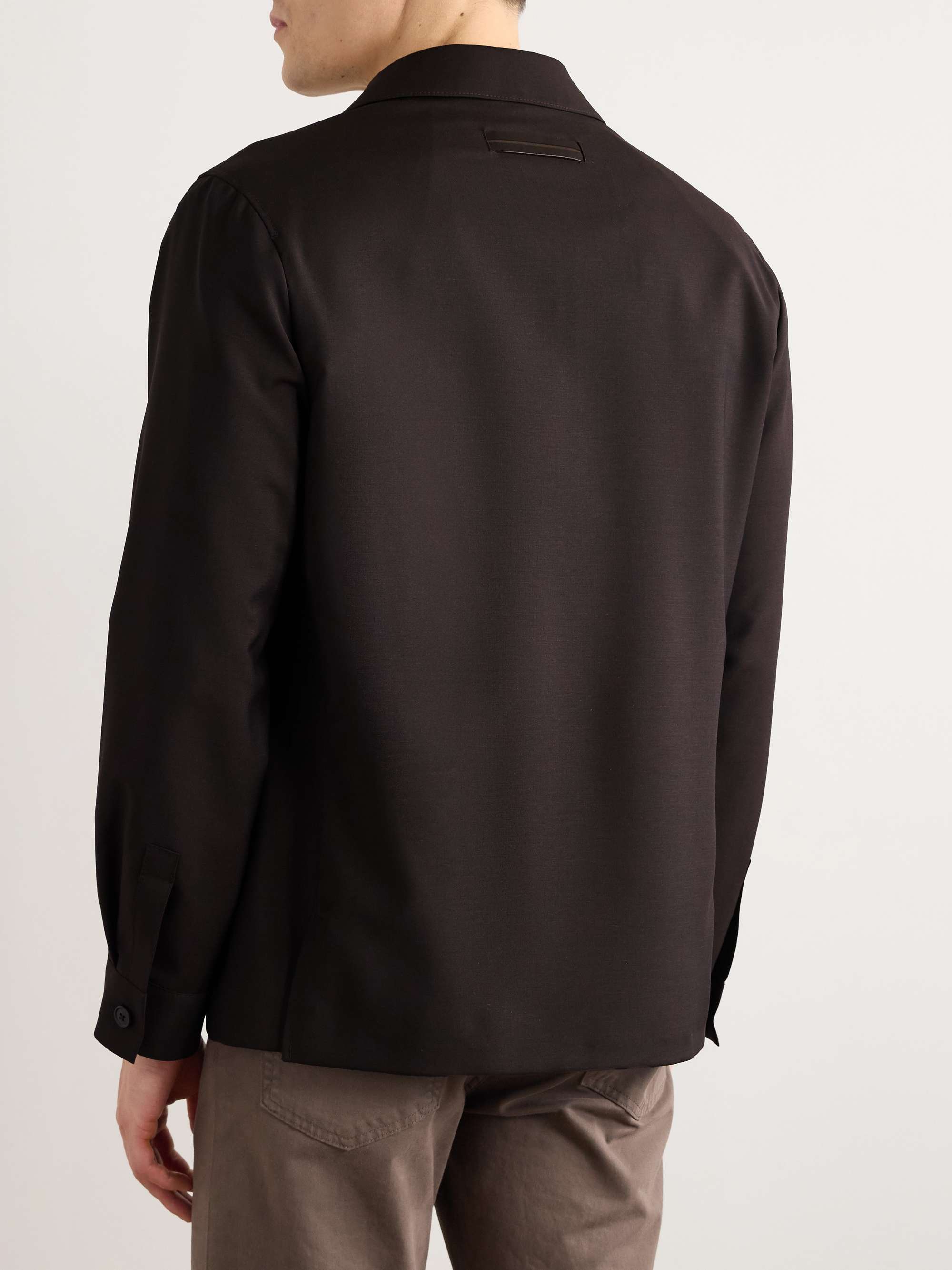 Wool and Mohair-Blend Jacket view