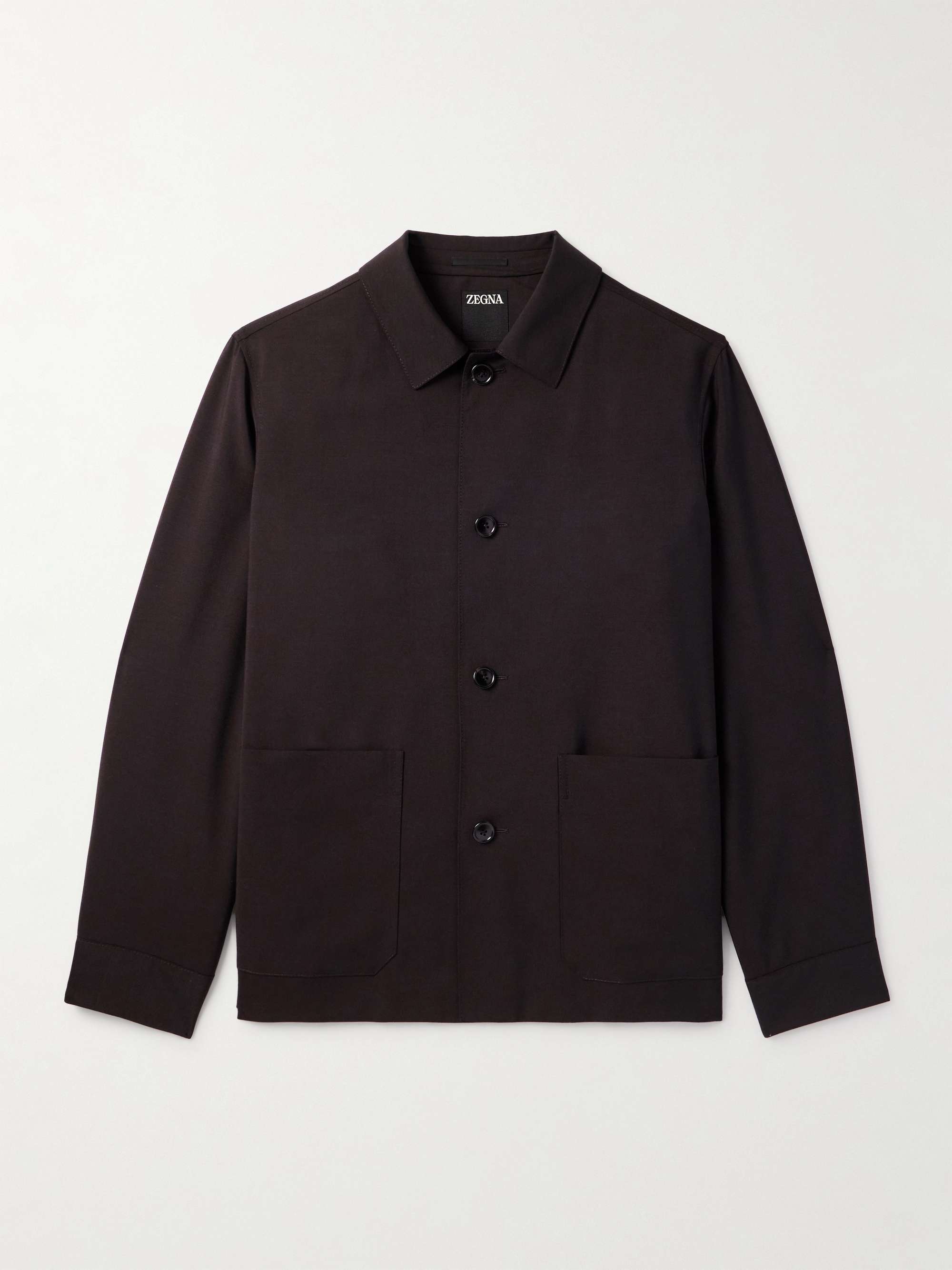 Wool and Mohair-Blend Jacket view