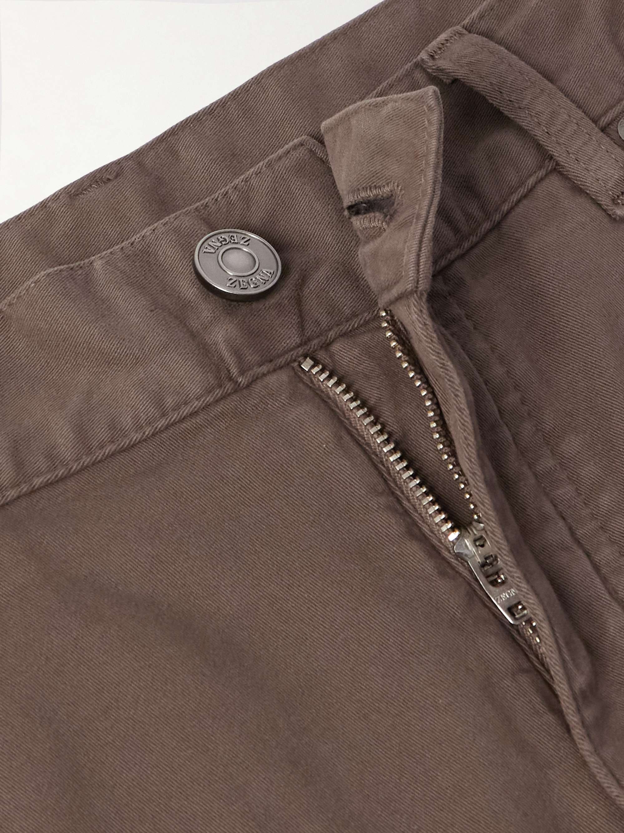 City Slim-Fit Garment-Dyed Jeans view