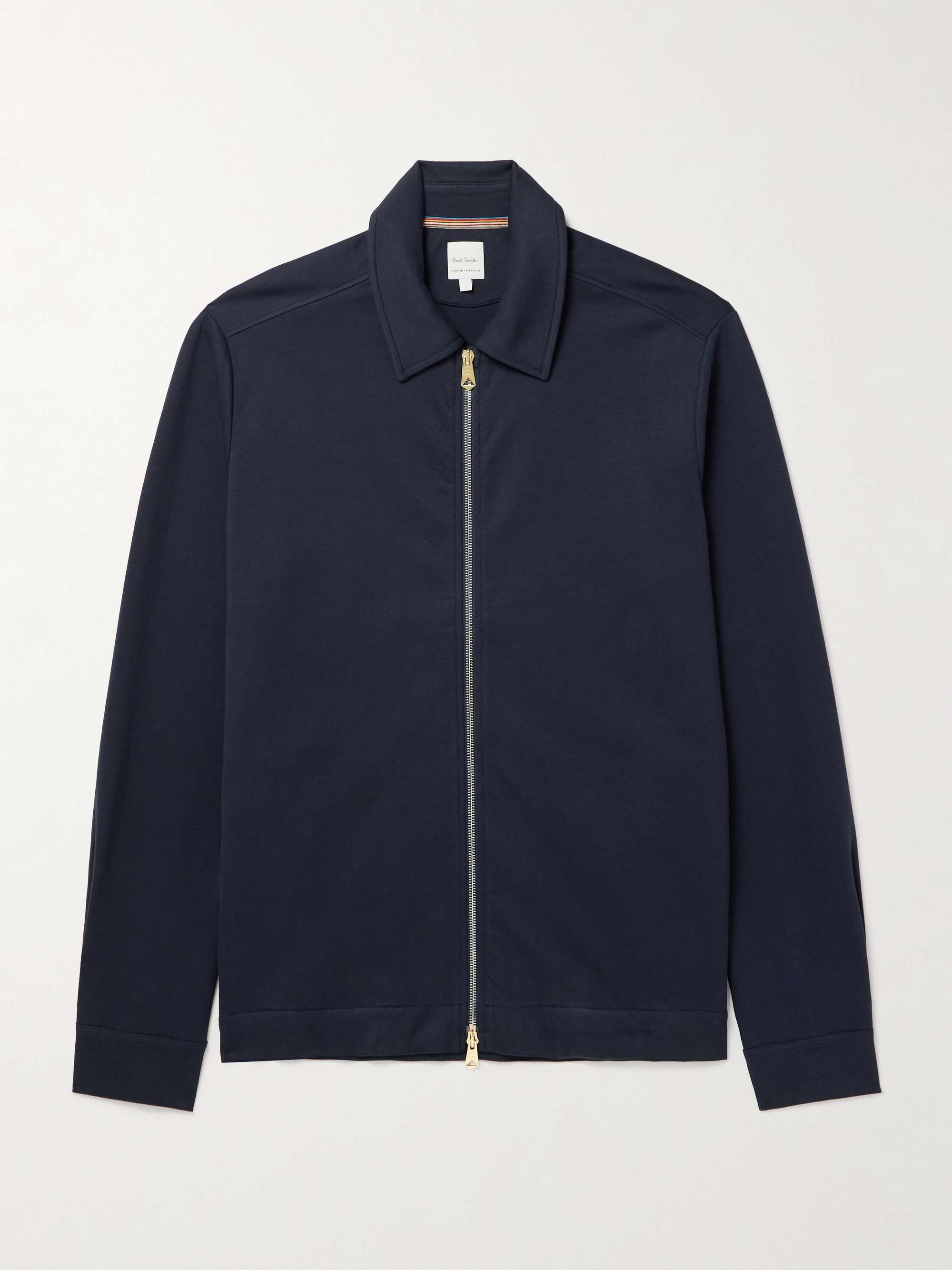 Cotton-Blend Jersey Overshirt view