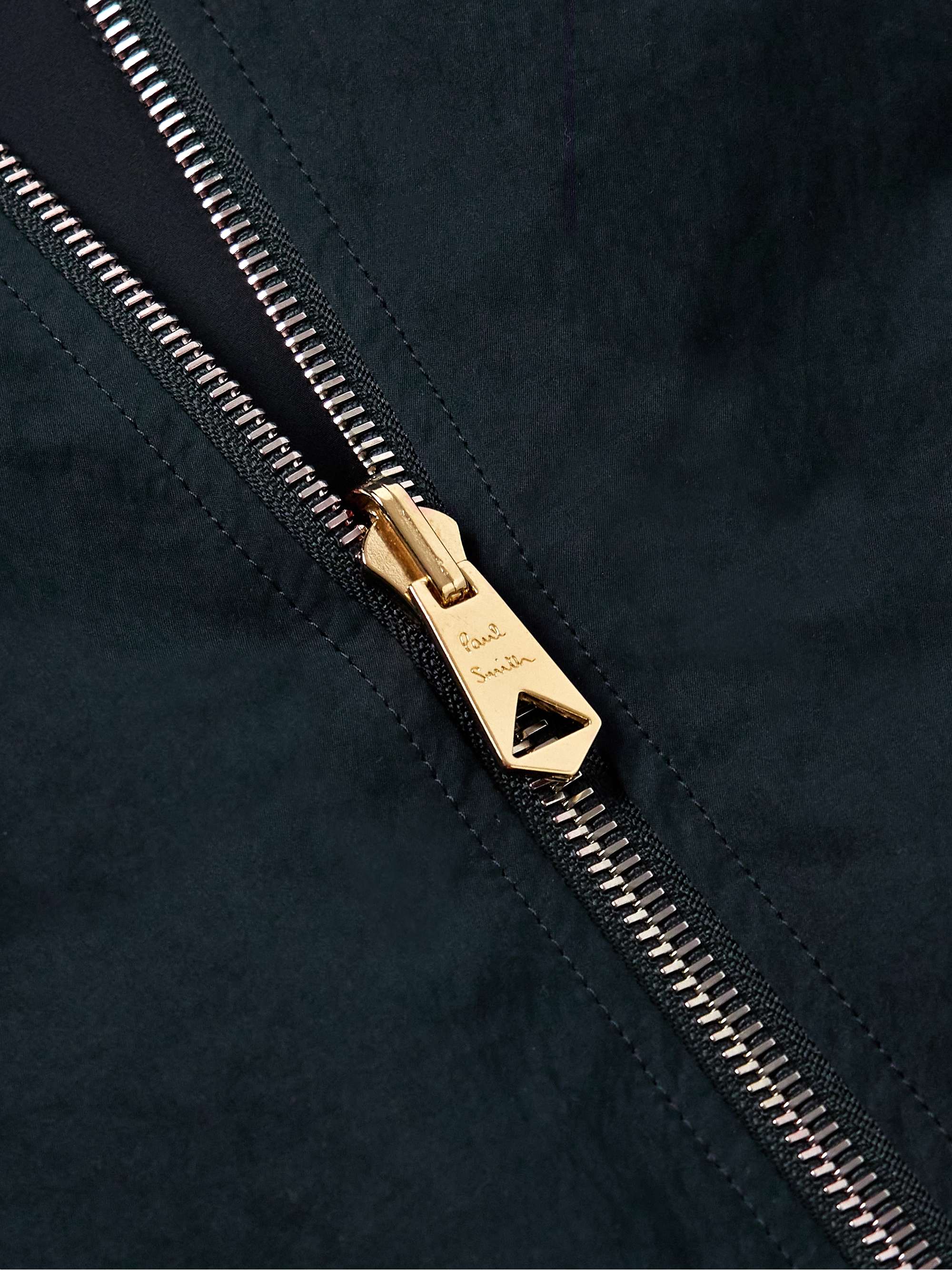Reversible Coated Nylon-Blend Bomber Jacket view