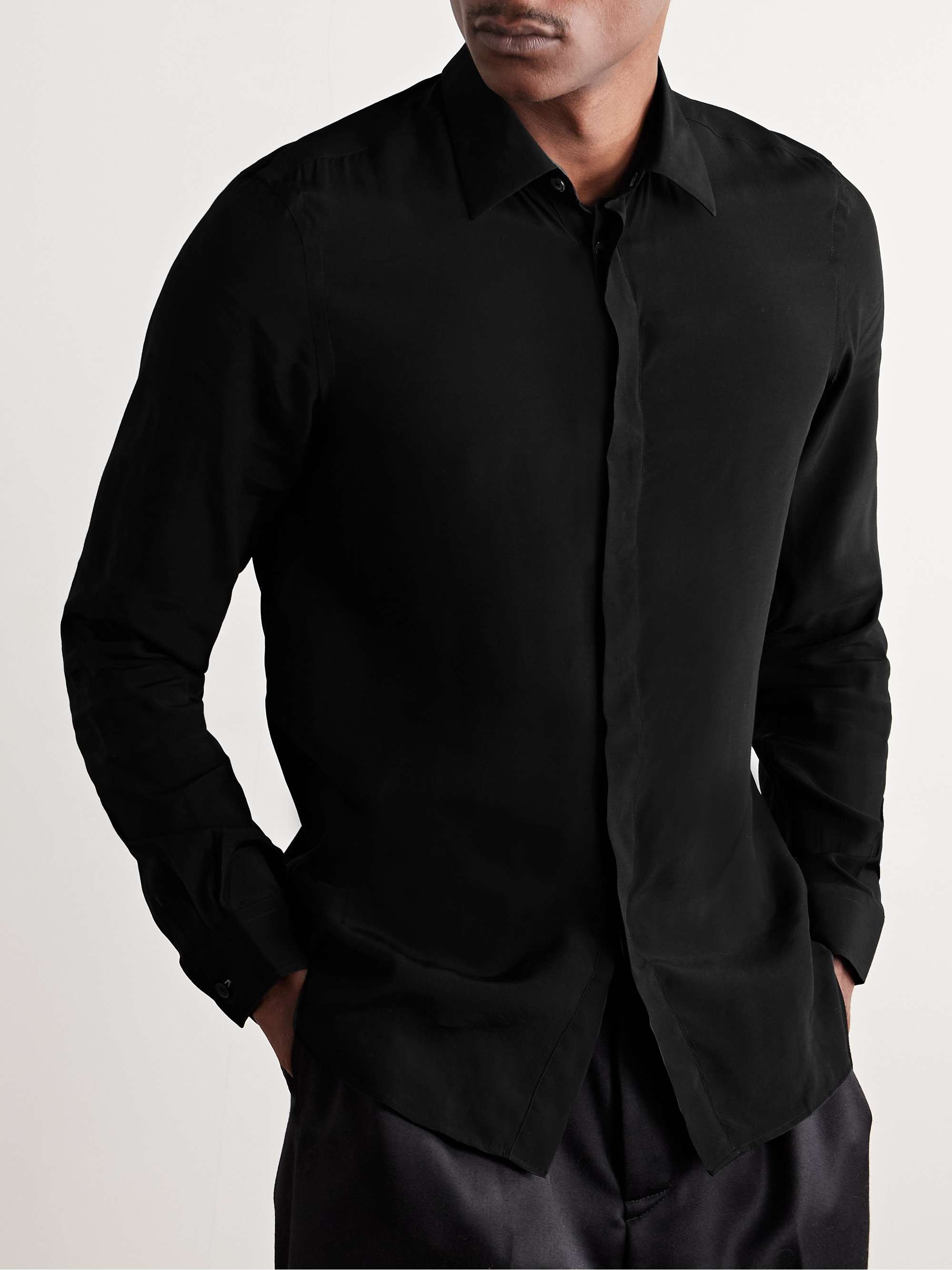 Slim-Fit Woven Shirt view