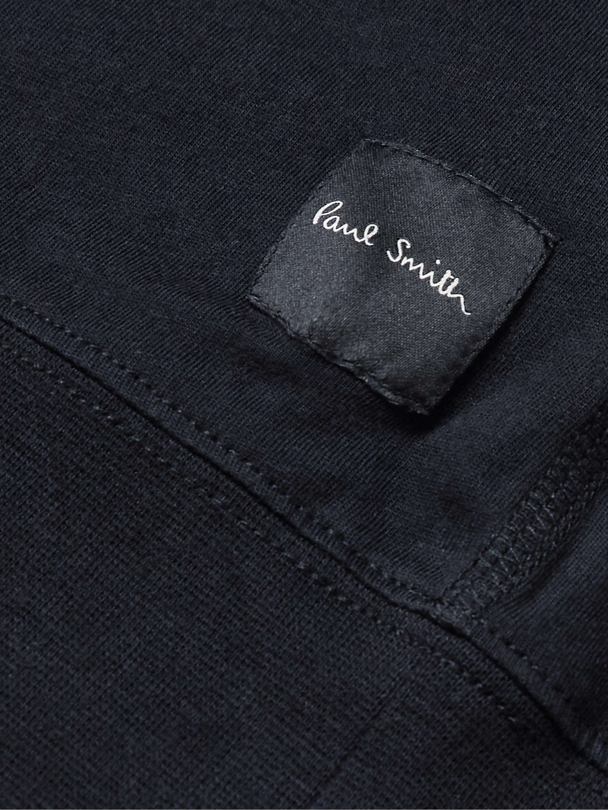 Logo-Appliquéd Cotton-Jersey Pyjama Top view