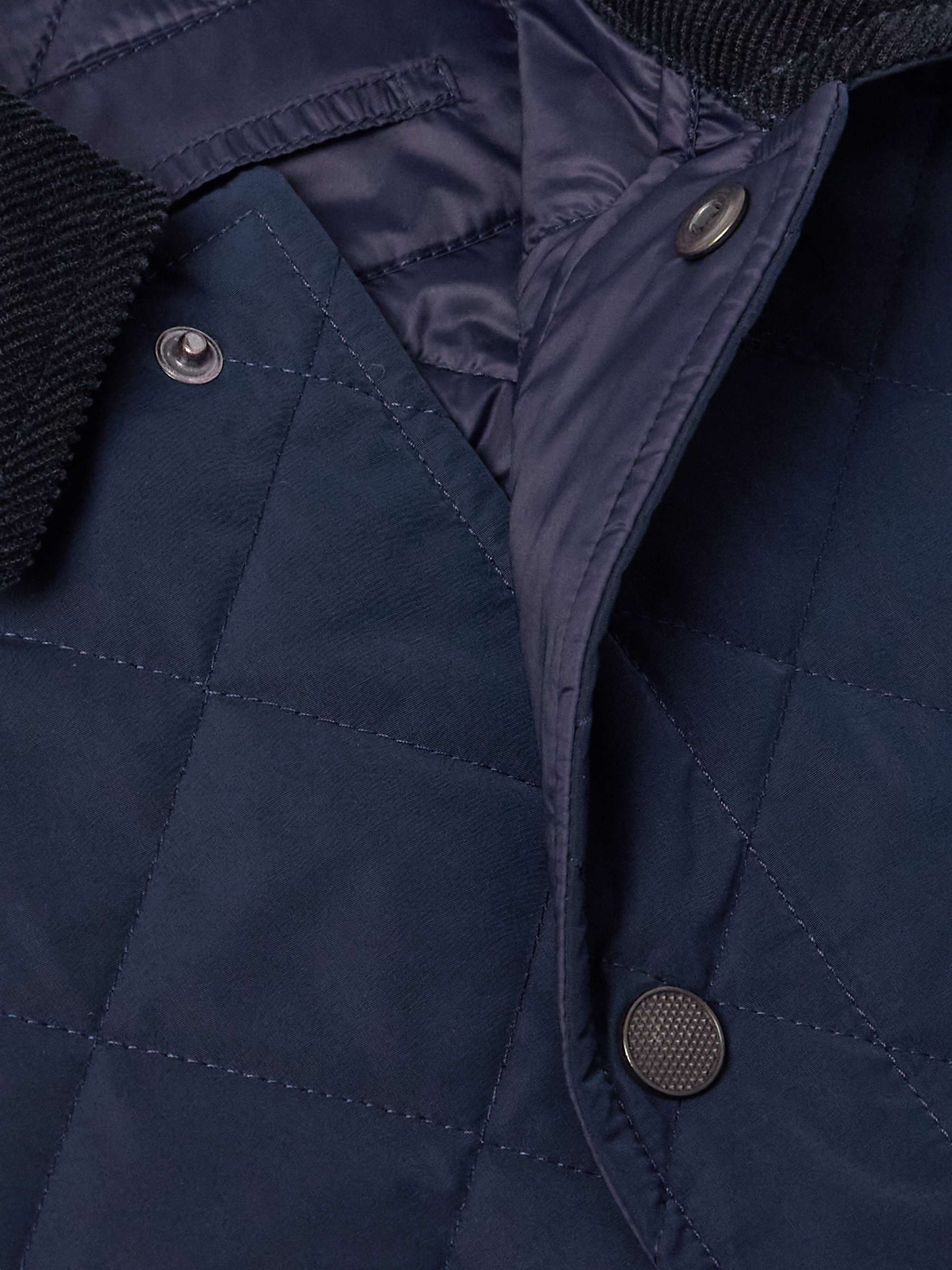 Corduroy-Trimmed Quilted Shell Down Gilet view