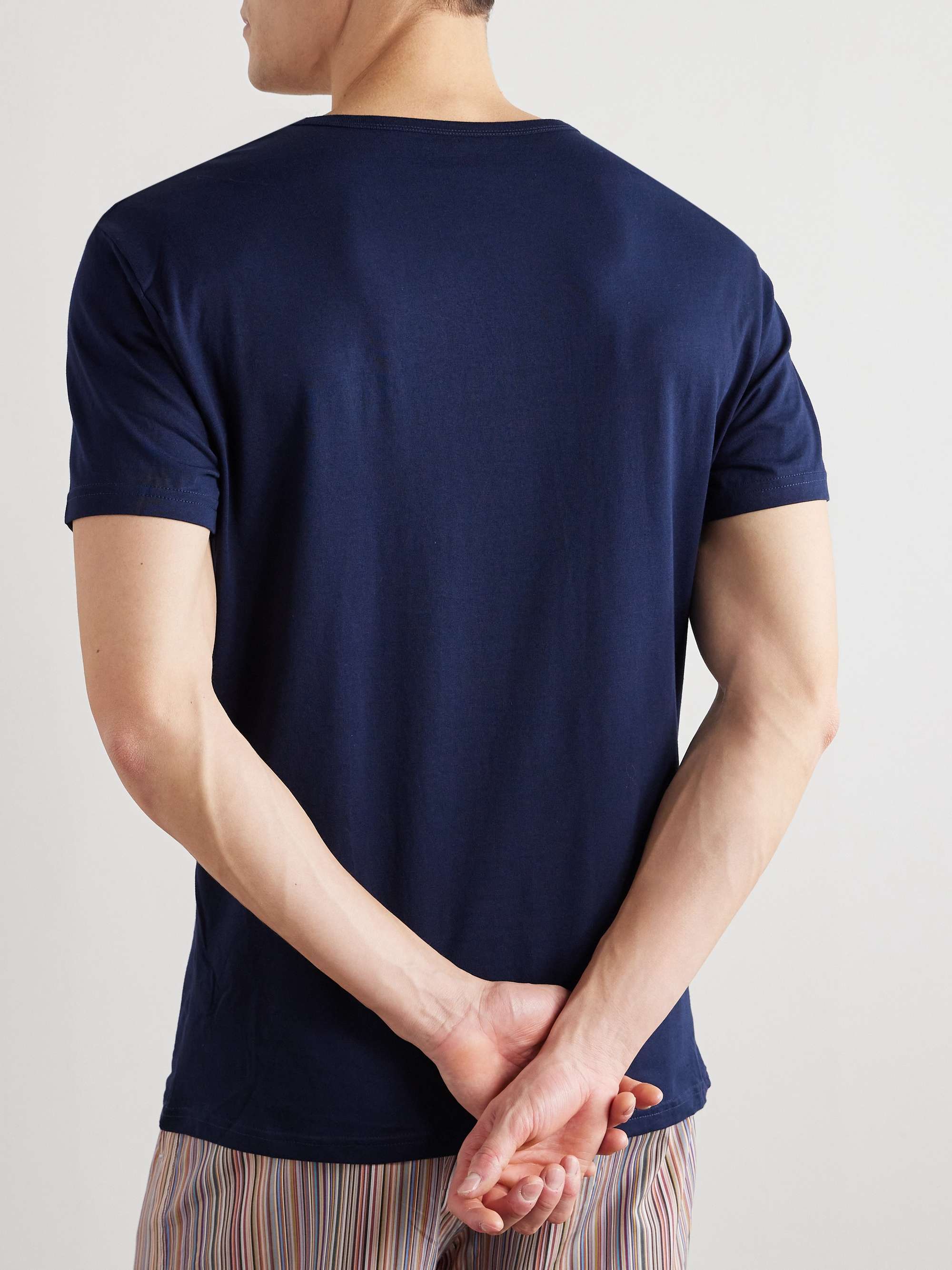 Three-Pack Logo-Print Cotton-Jersey T-Shirts view