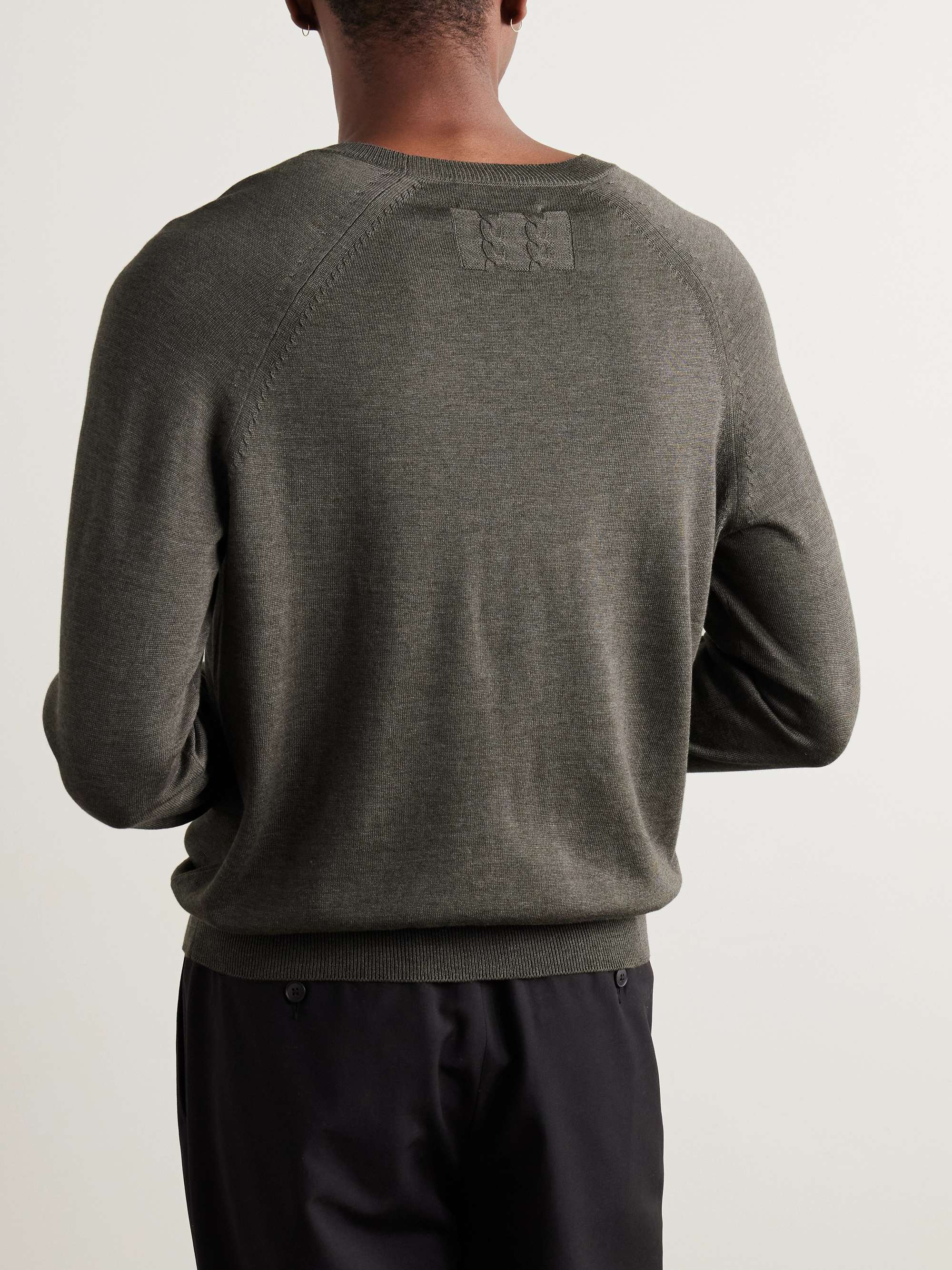 Reggie Silk and Cotton-Blend Sweater view