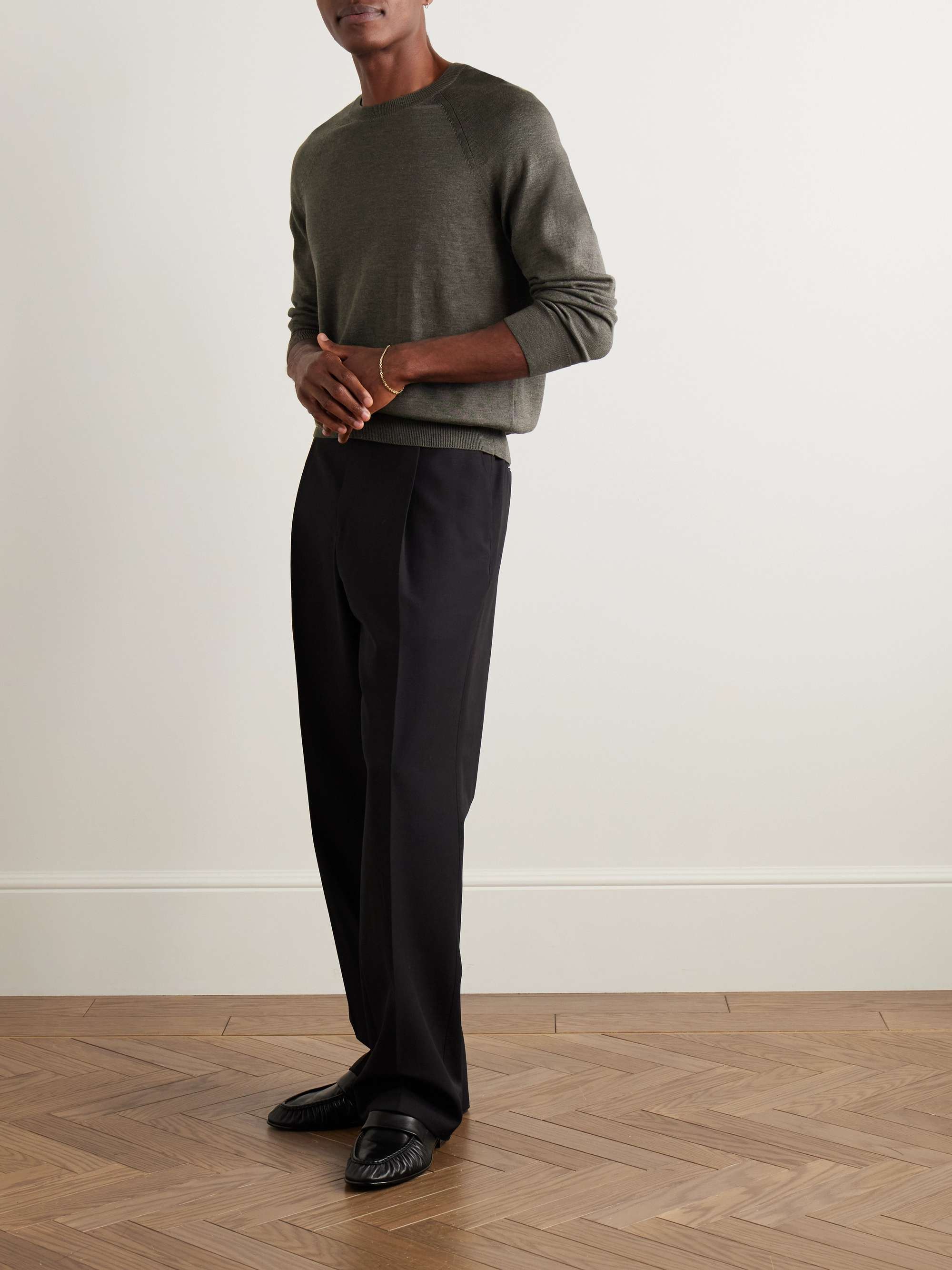 Reggie Silk and Cotton-Blend Sweater view