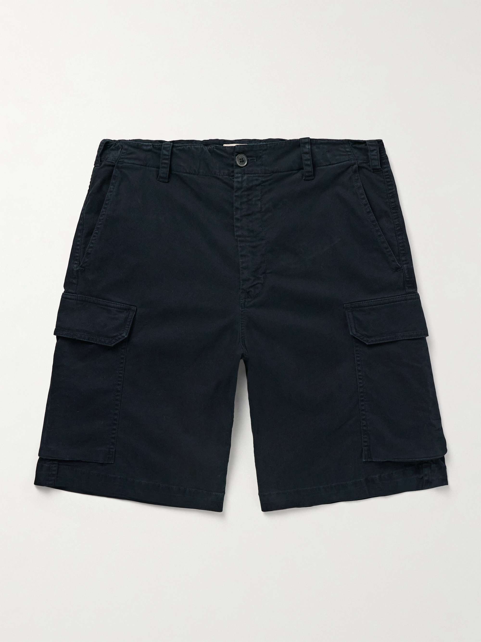 Maclin Slim-Fit Straight-Leg Cotton-Blend Twill Cargo Shorts view