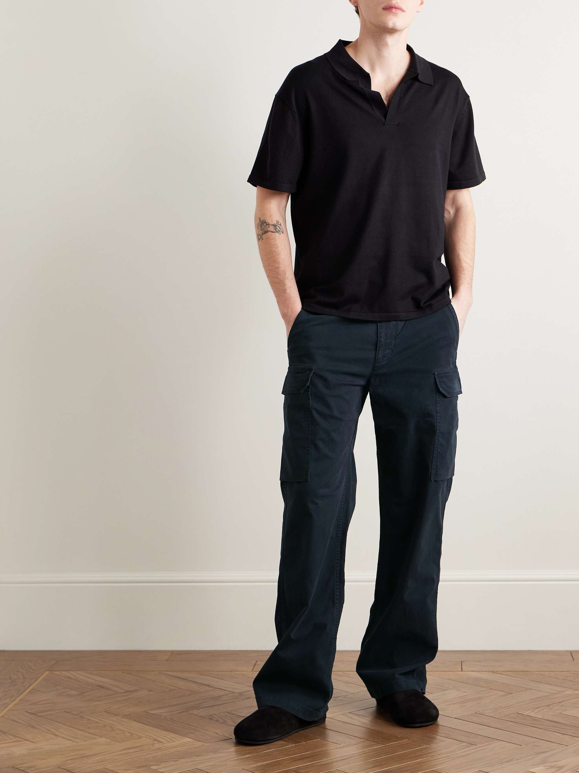 Friedman Straight-Leg Cotton-Blend Twill Cargo Trousers view