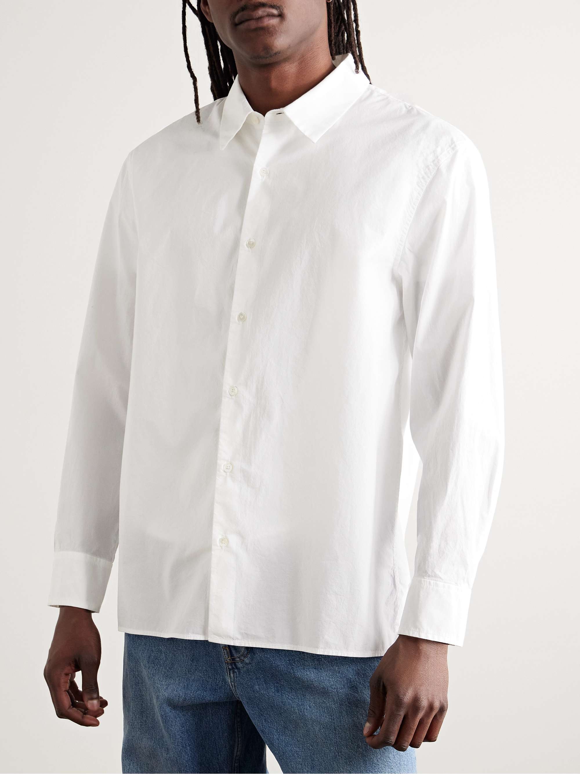 Caiden Cotton-Poplin Shirt view