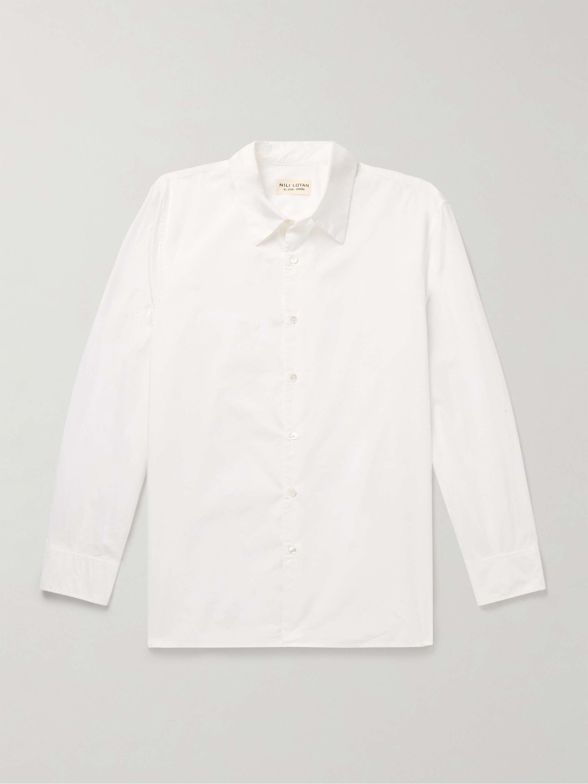 Caiden Cotton-Poplin Shirt view