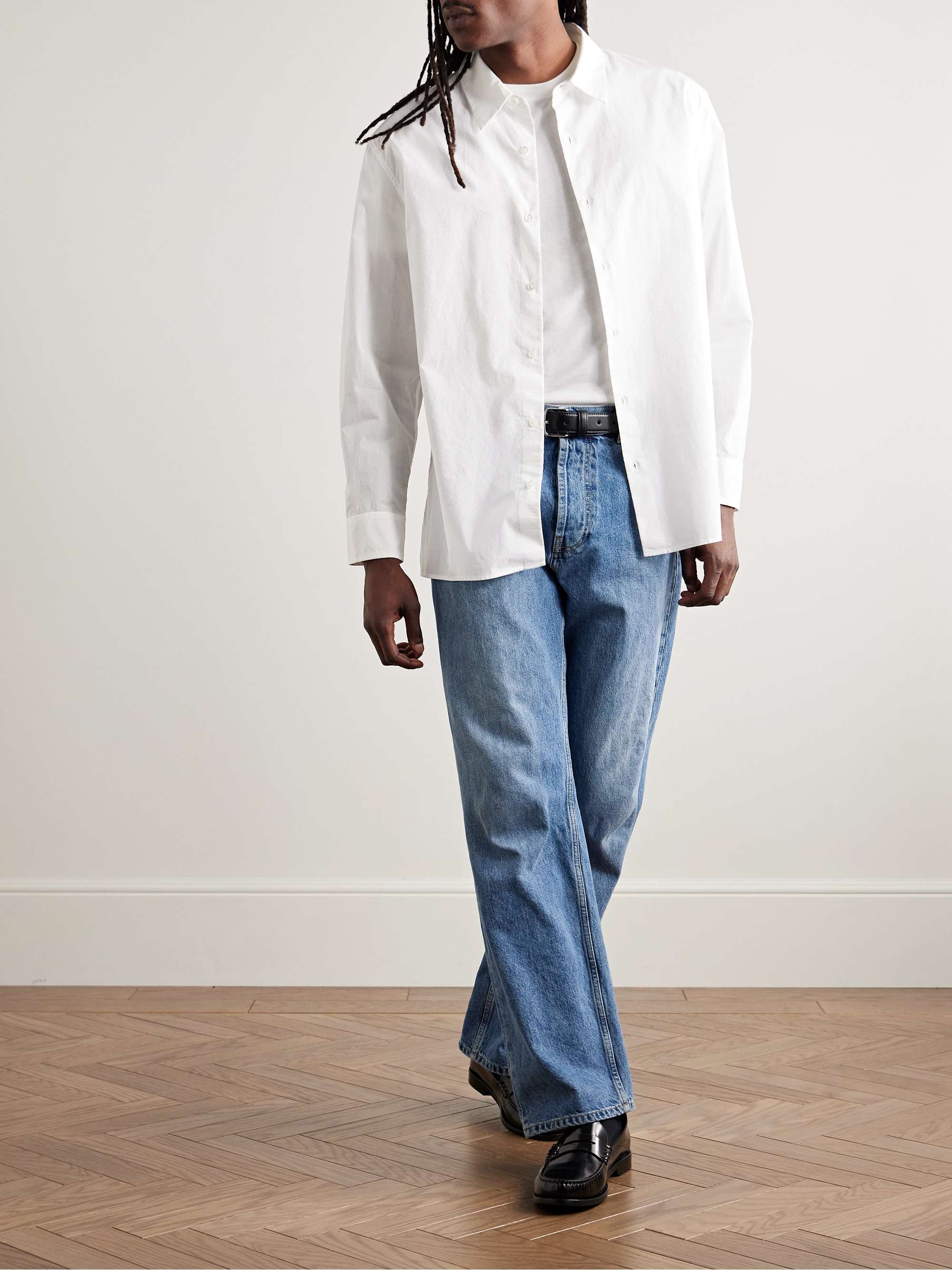 Caiden Cotton-Poplin Shirt view