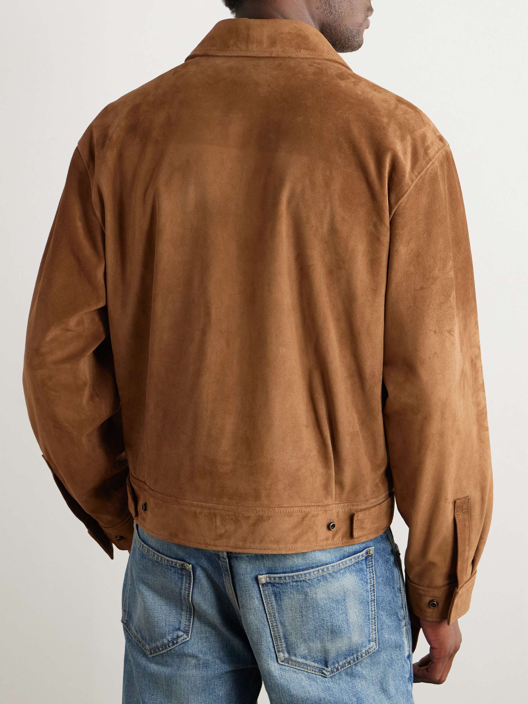 Majorca Suede Trucker Jacket view