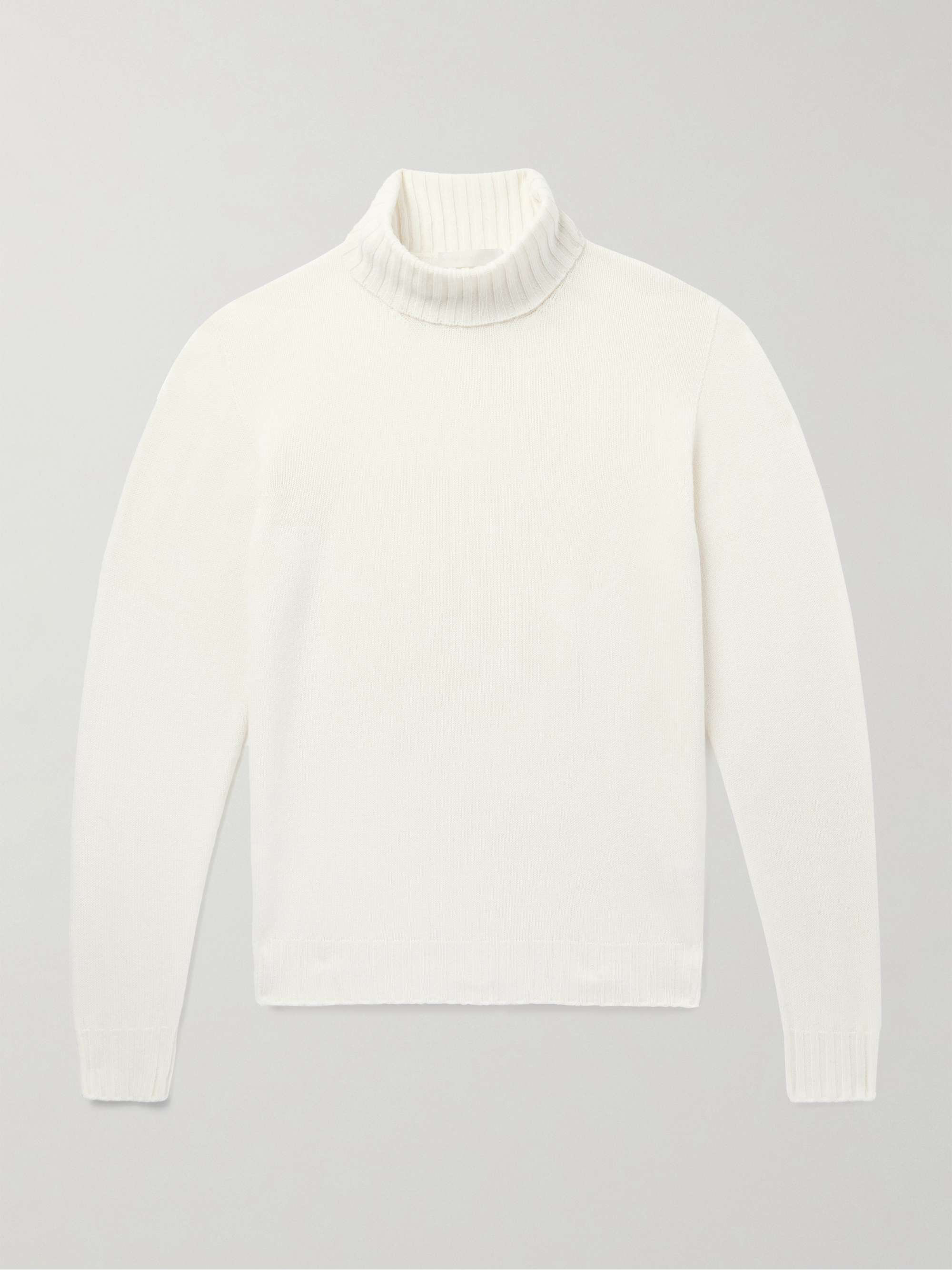 Hagen Ribbed Cashmere Rollneck Sweater view