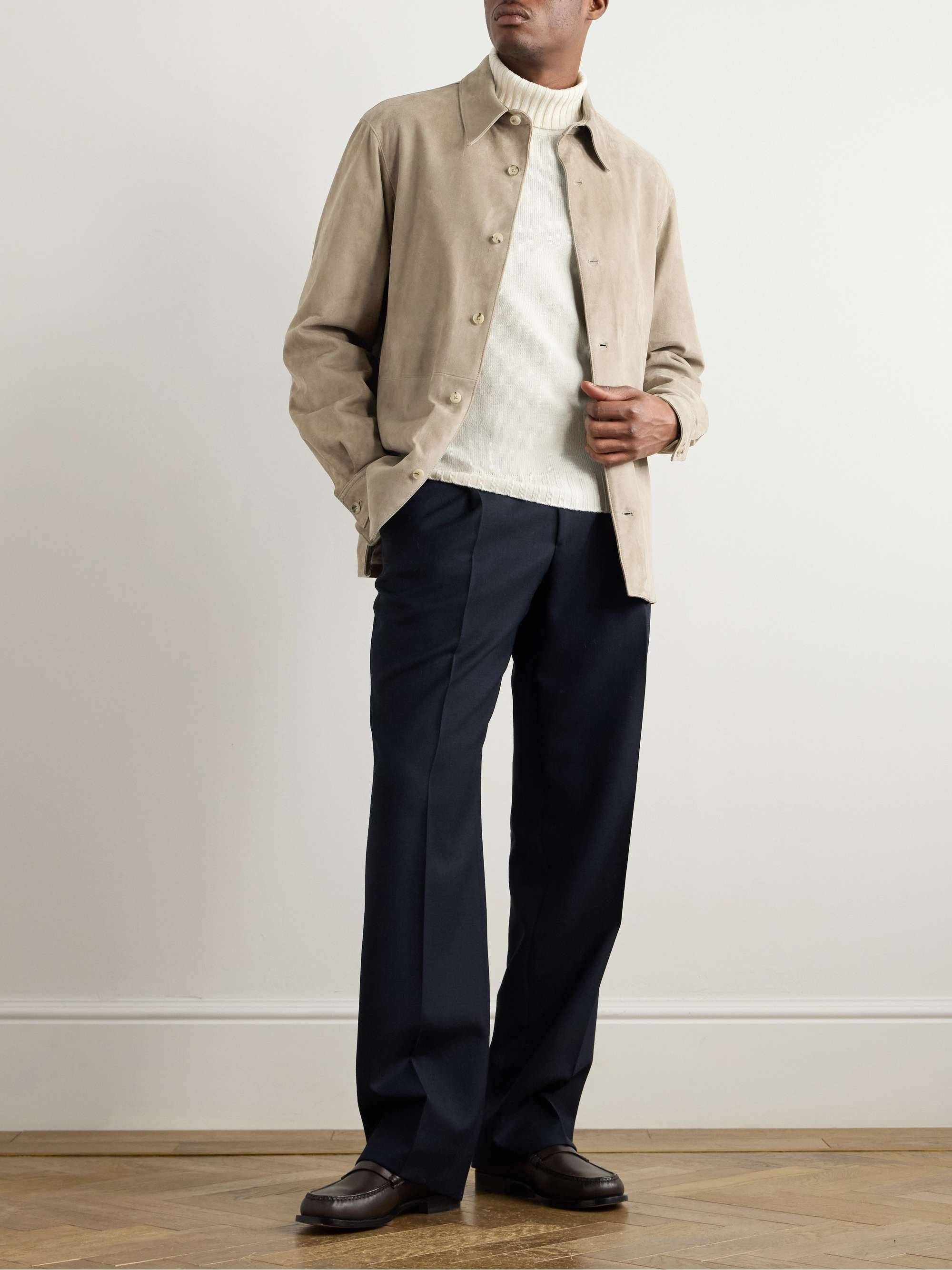 Hagen Ribbed Cashmere Rollneck Sweater view