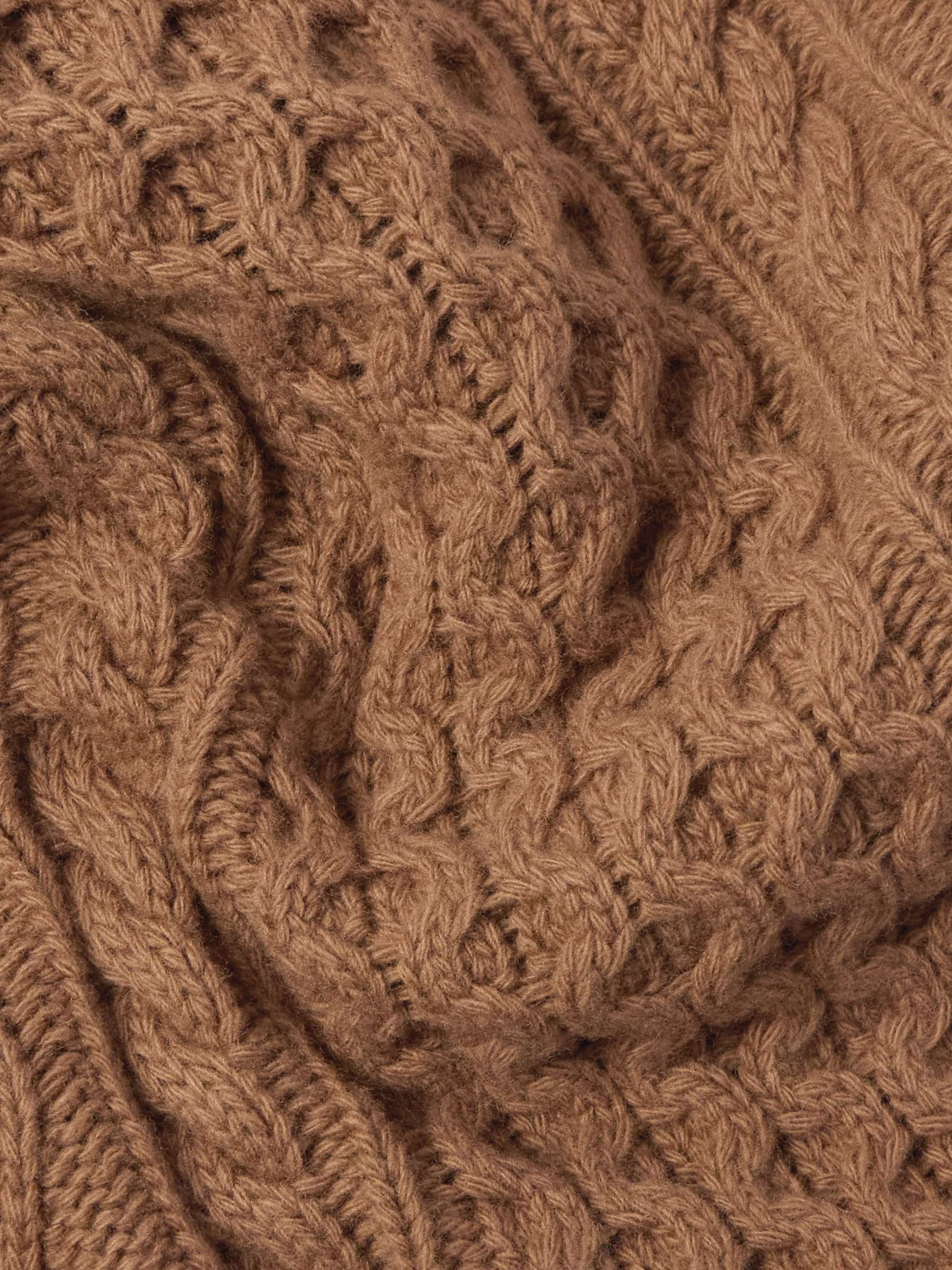 Pescatore Cable-Knit Virgin Wool Sweater view