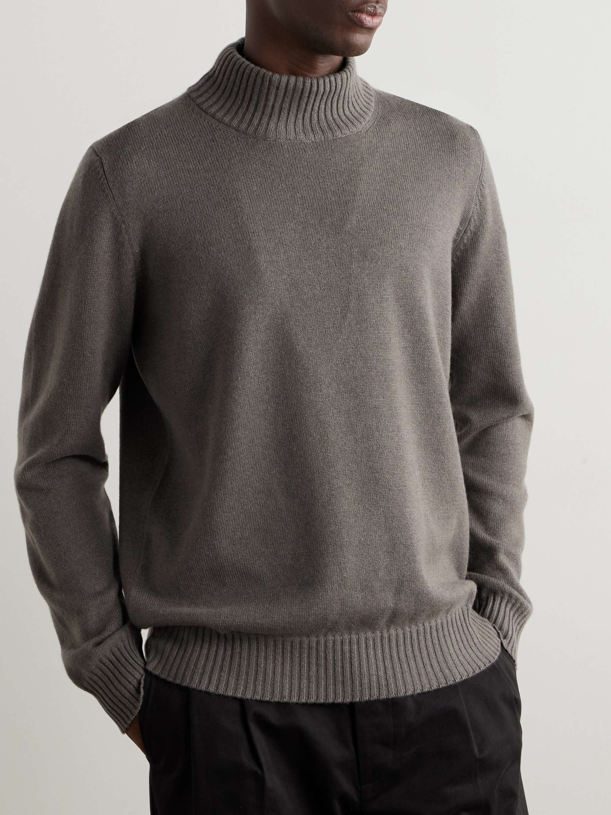 Cashmere Mock-Neck Sweater view