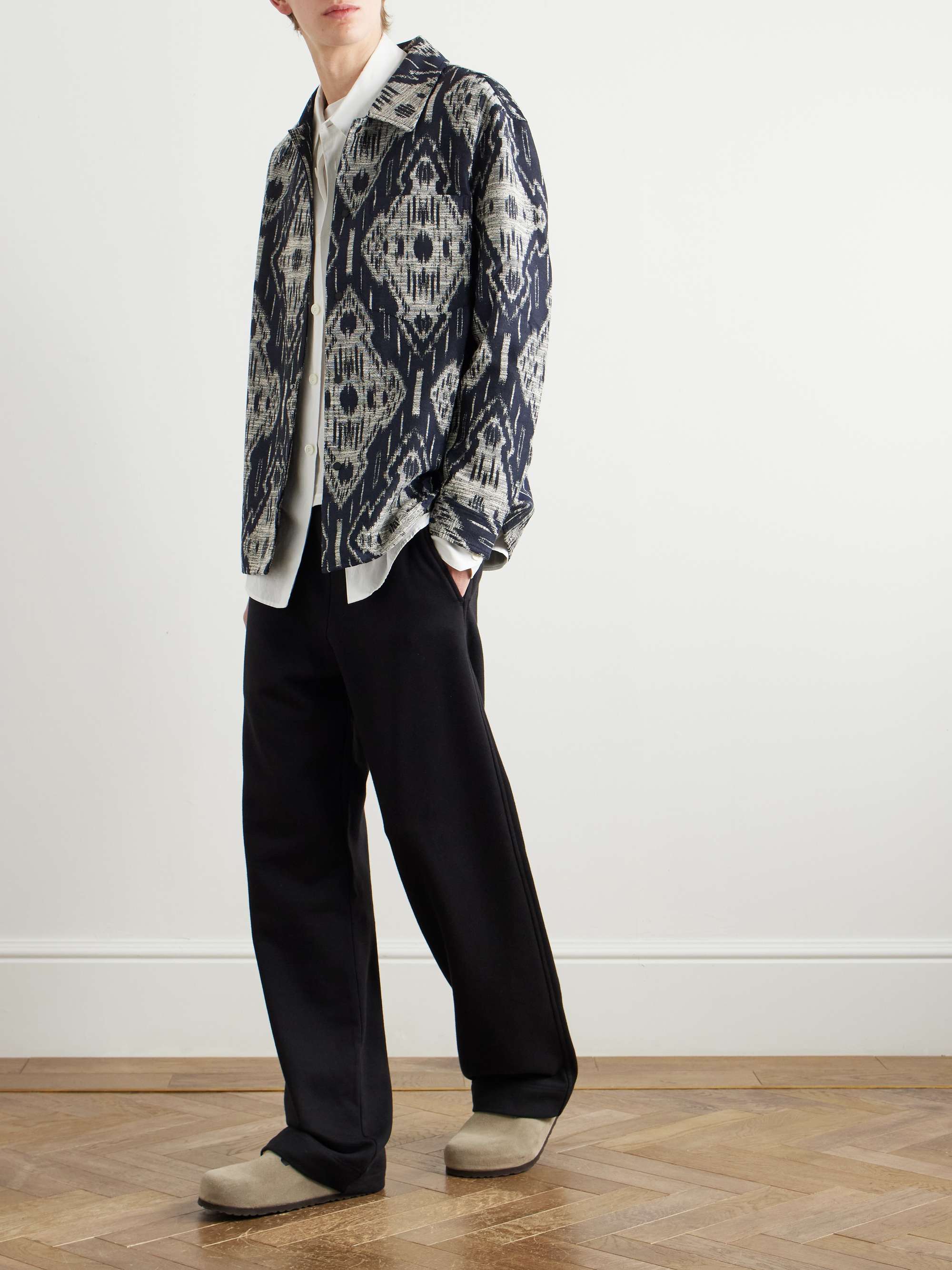 Twill-Jacquard Overshirt view