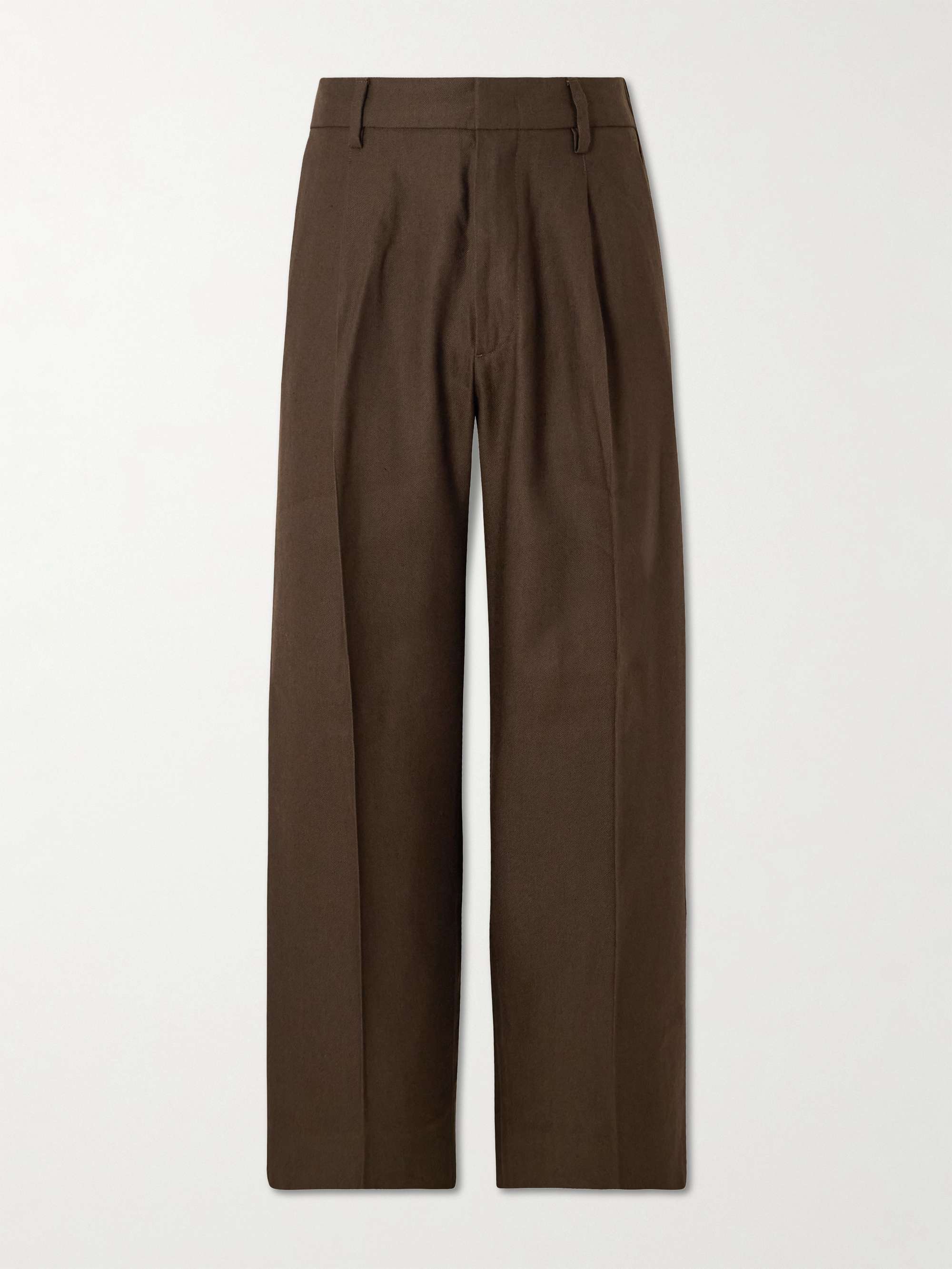 Kay 1808 Straight-Leg LENZING™ ECOVERO™ and Linen-Blend Trousers view
