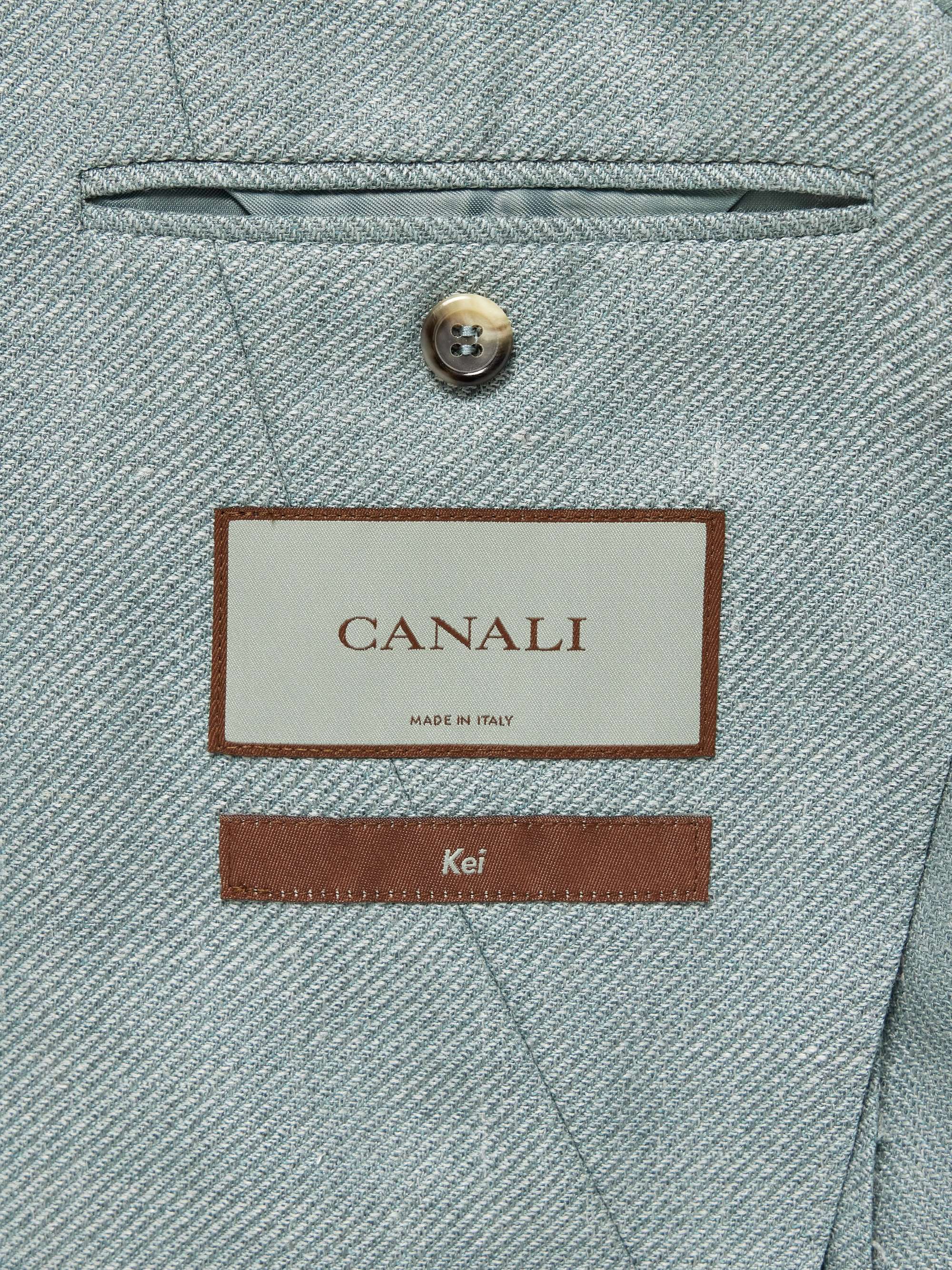 Kei Wool, Silk and Linen-Blend Twill Blazer view