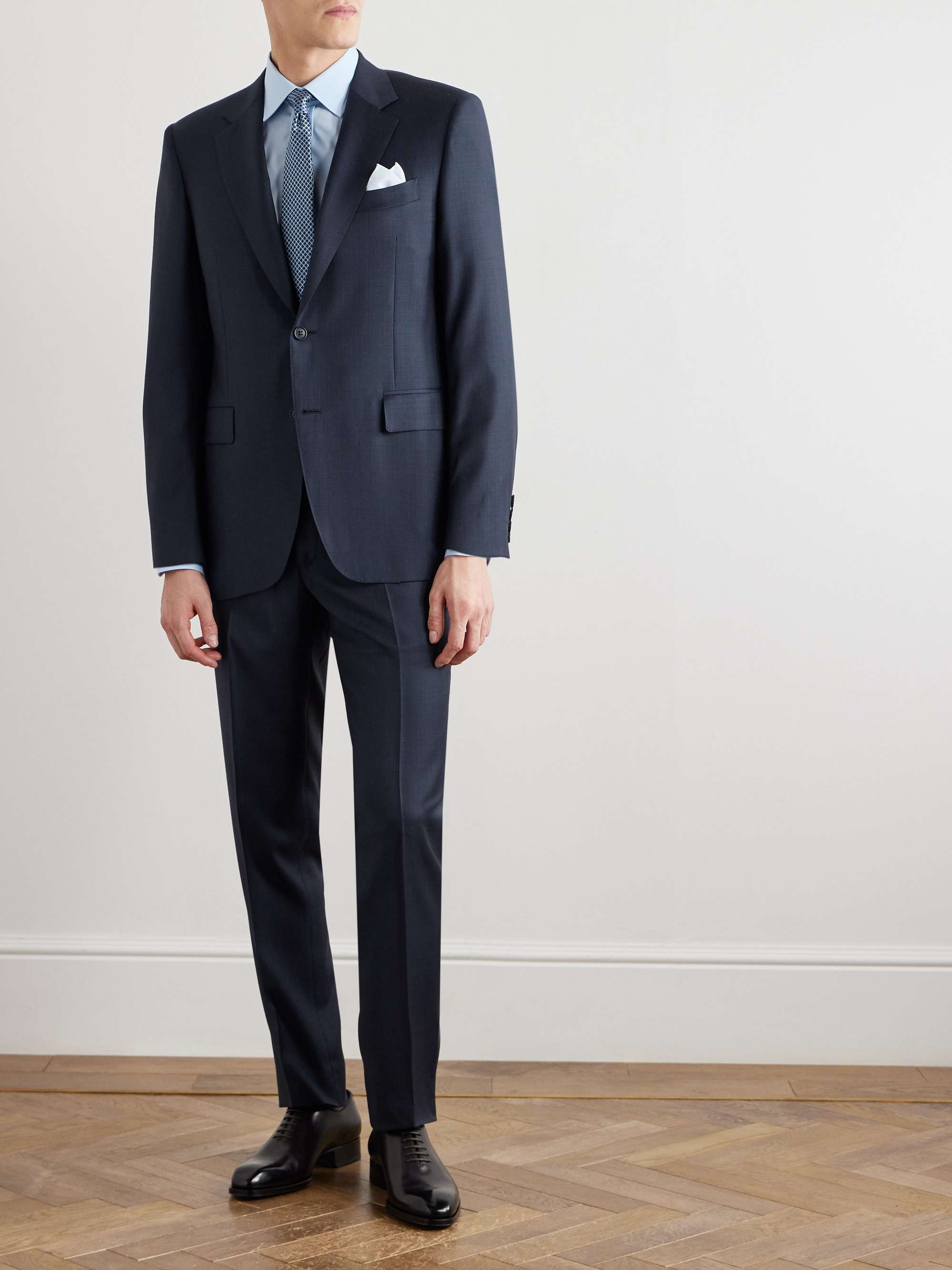 Slim-Fit Super 130s Wool Suit Jacket view