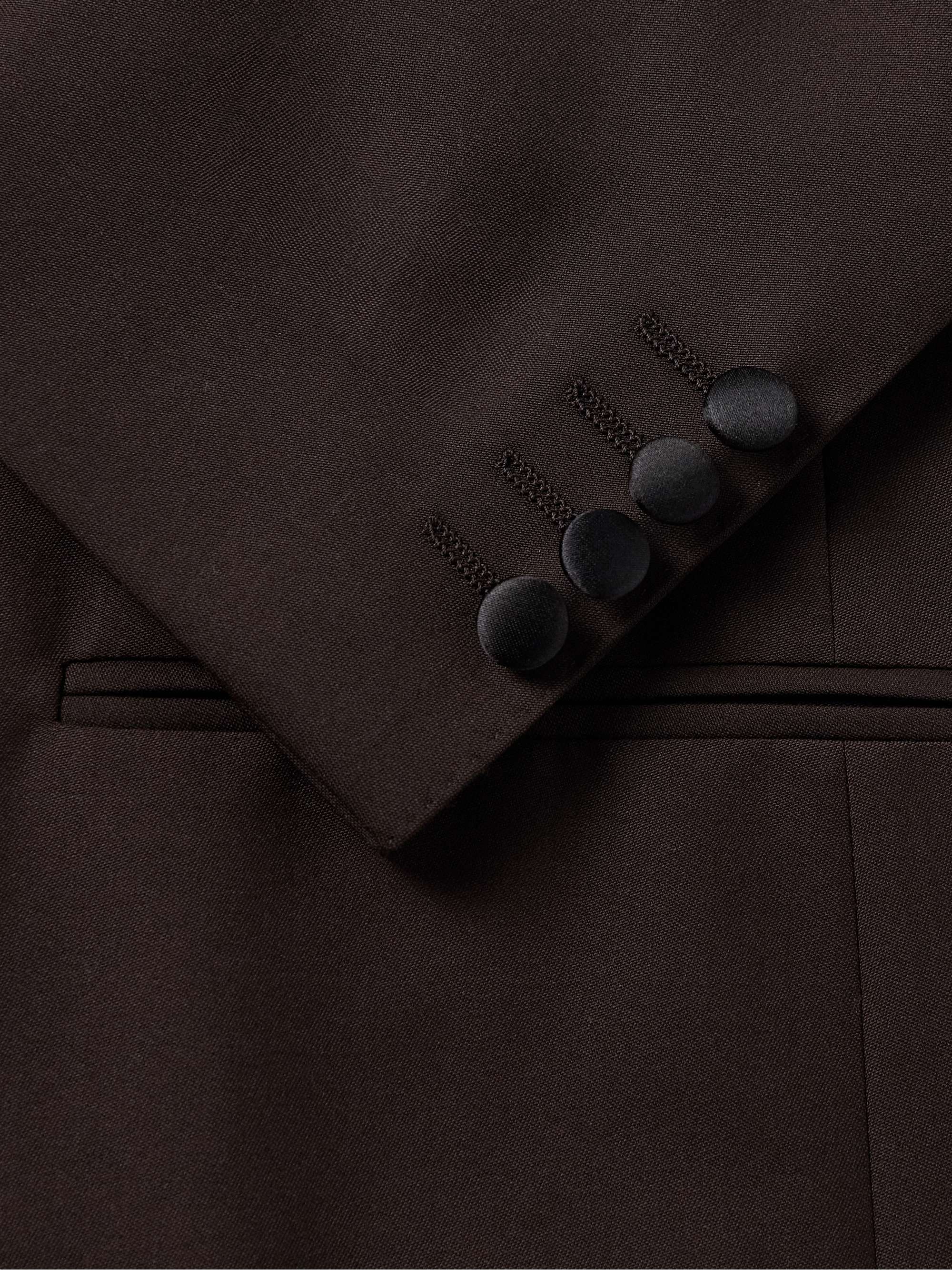Slim-Fit Satin-Trimmed Wool Tuxedo Jacket view