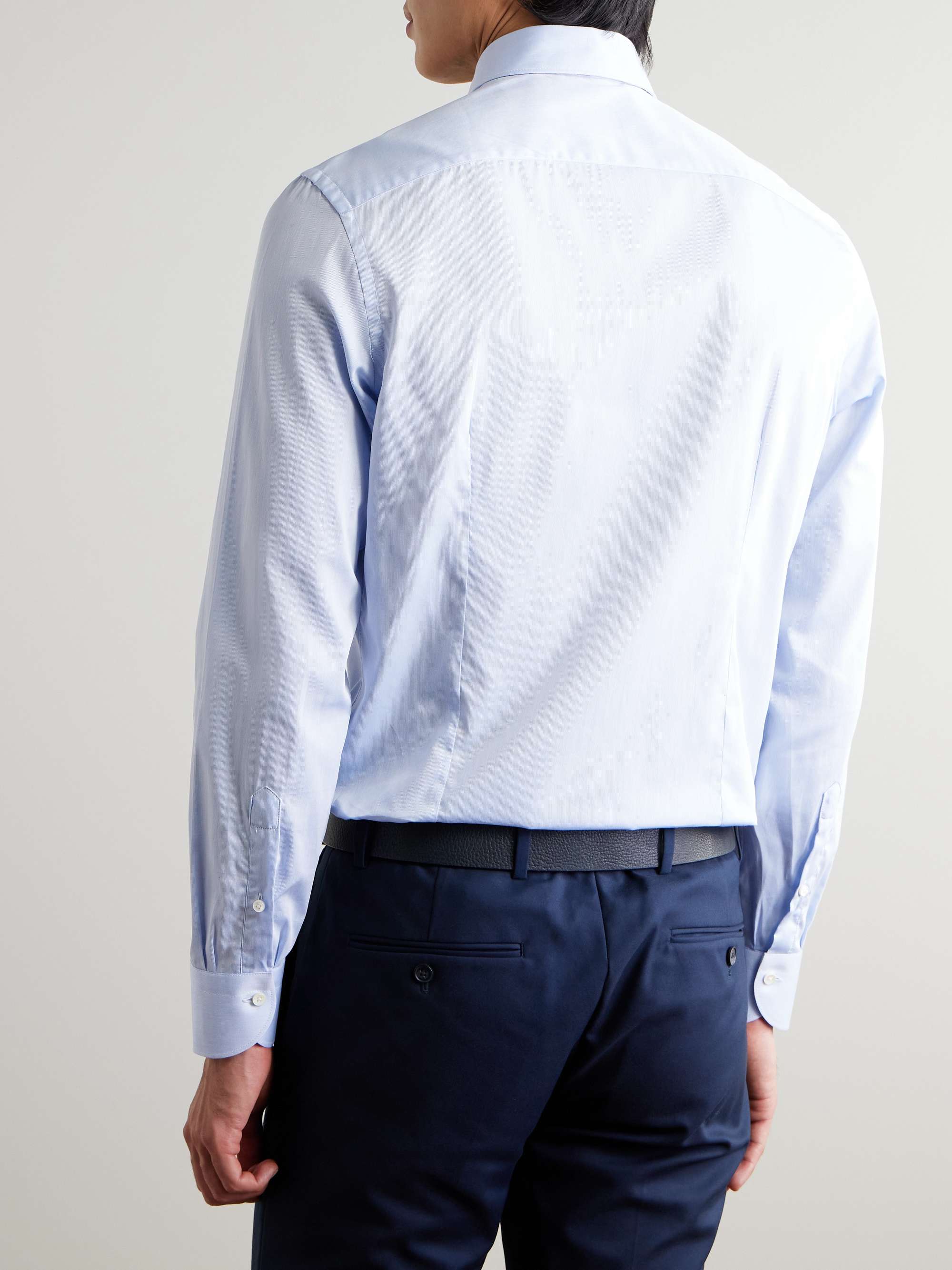 Essentials Textured-Cotton Shirt view