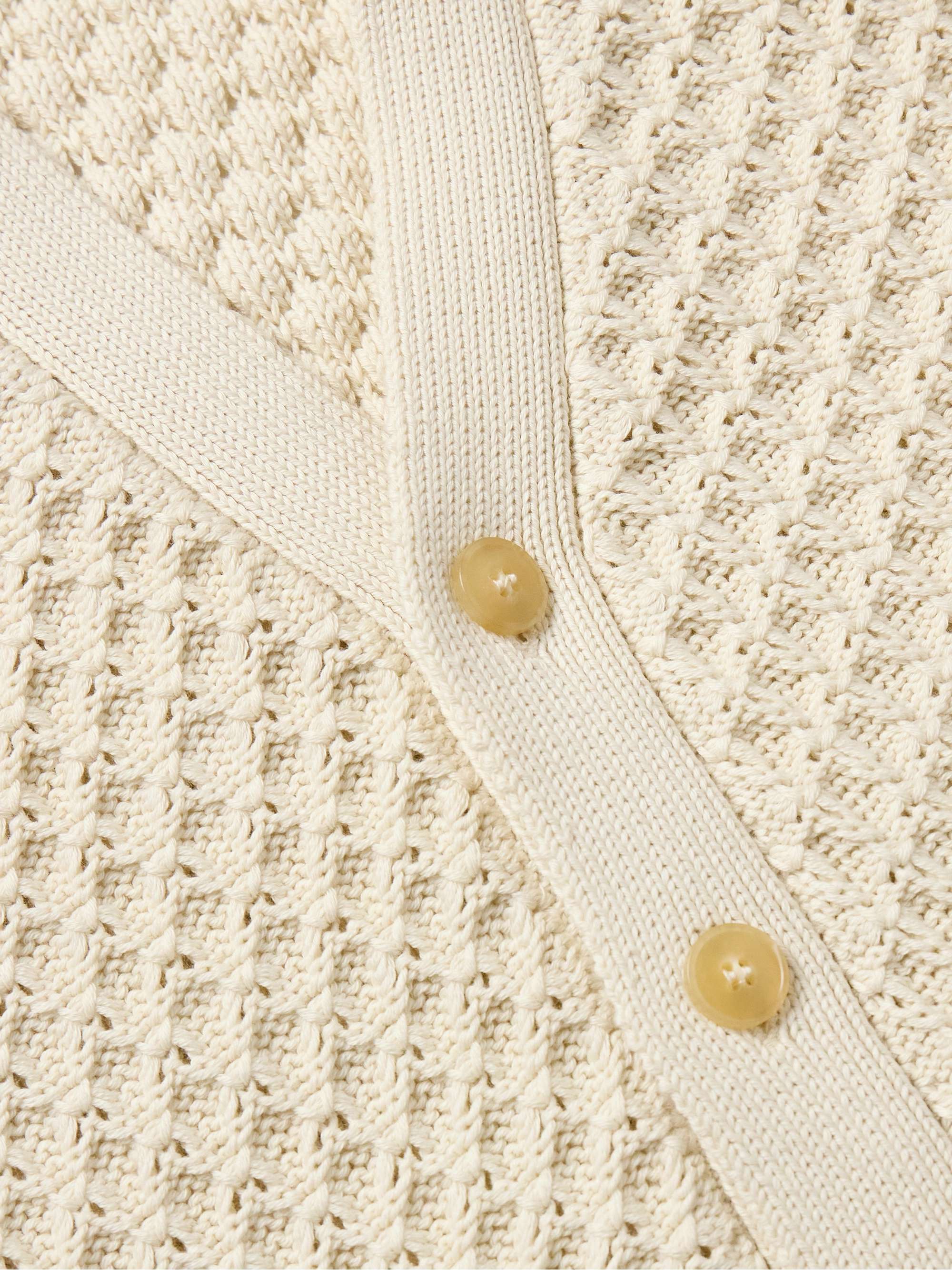 Textured Cotton Cardigan view