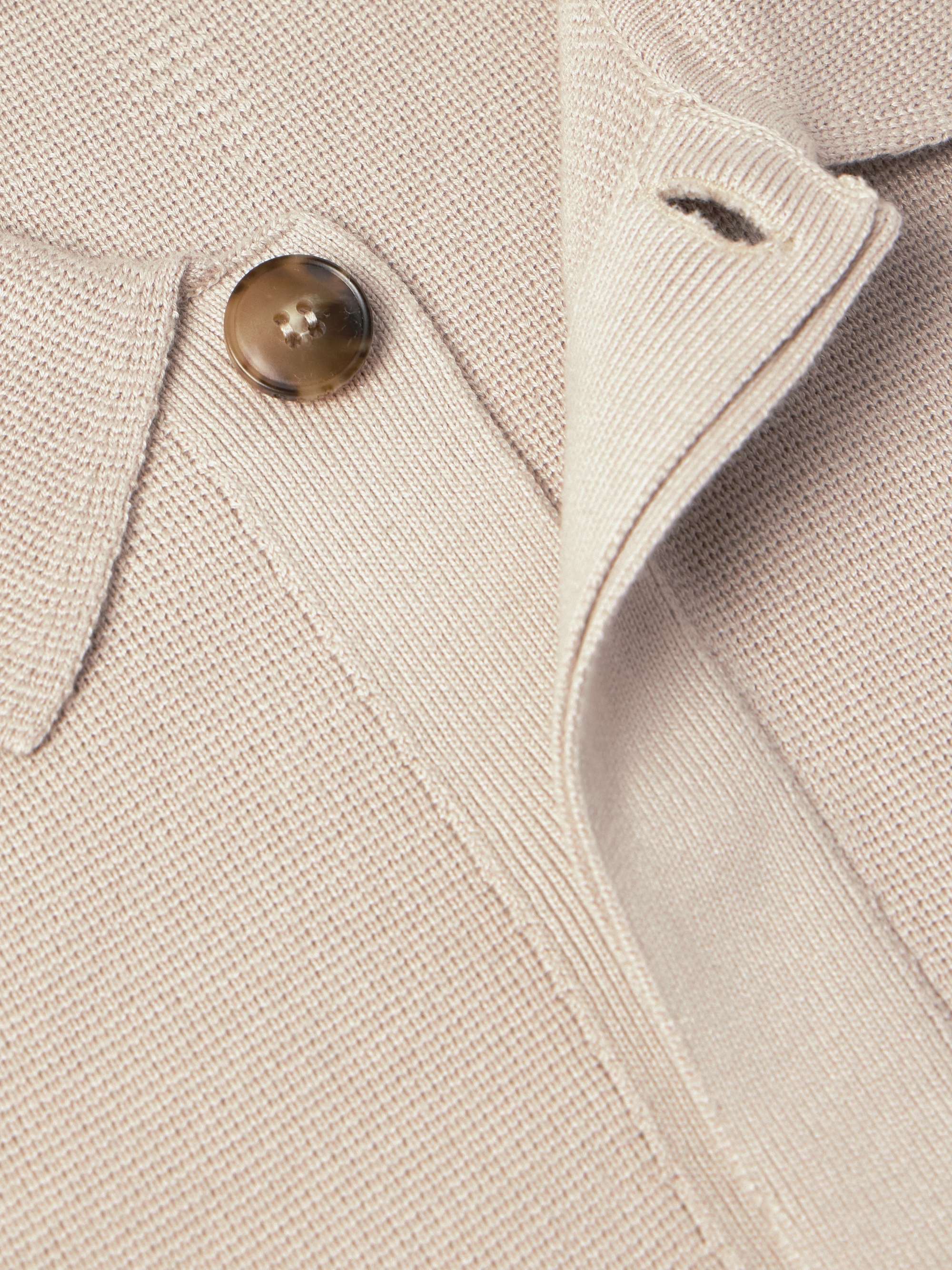 Cotton and Modal-Blend Cardigan view