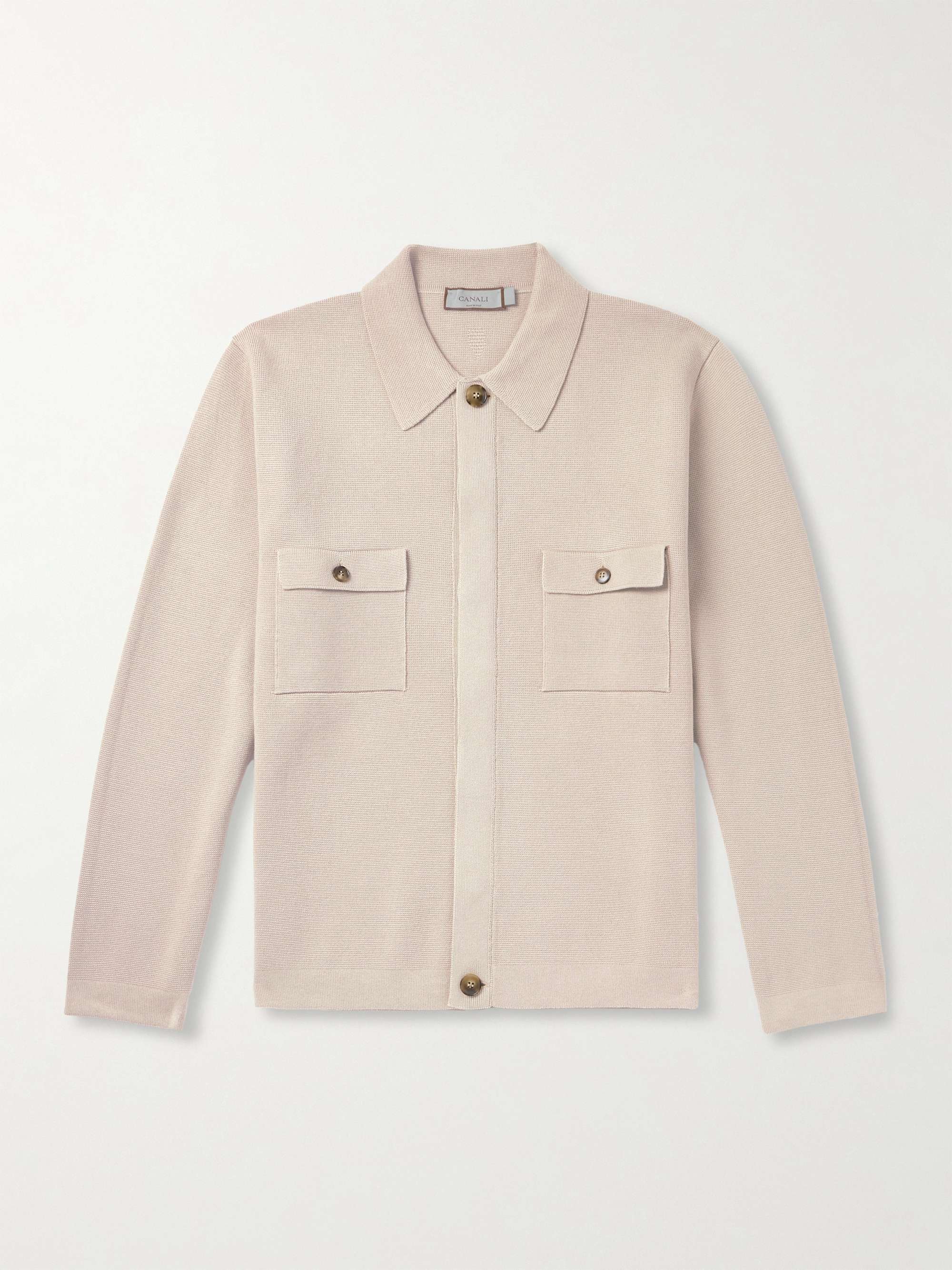 Cotton and Modal-Blend Cardigan view