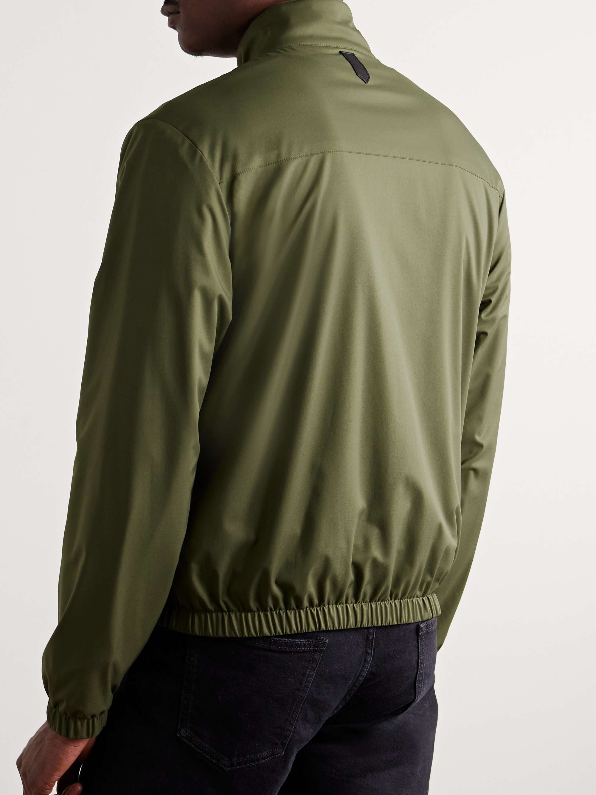 Reversible Twill and Jersey Blouson Jacket view