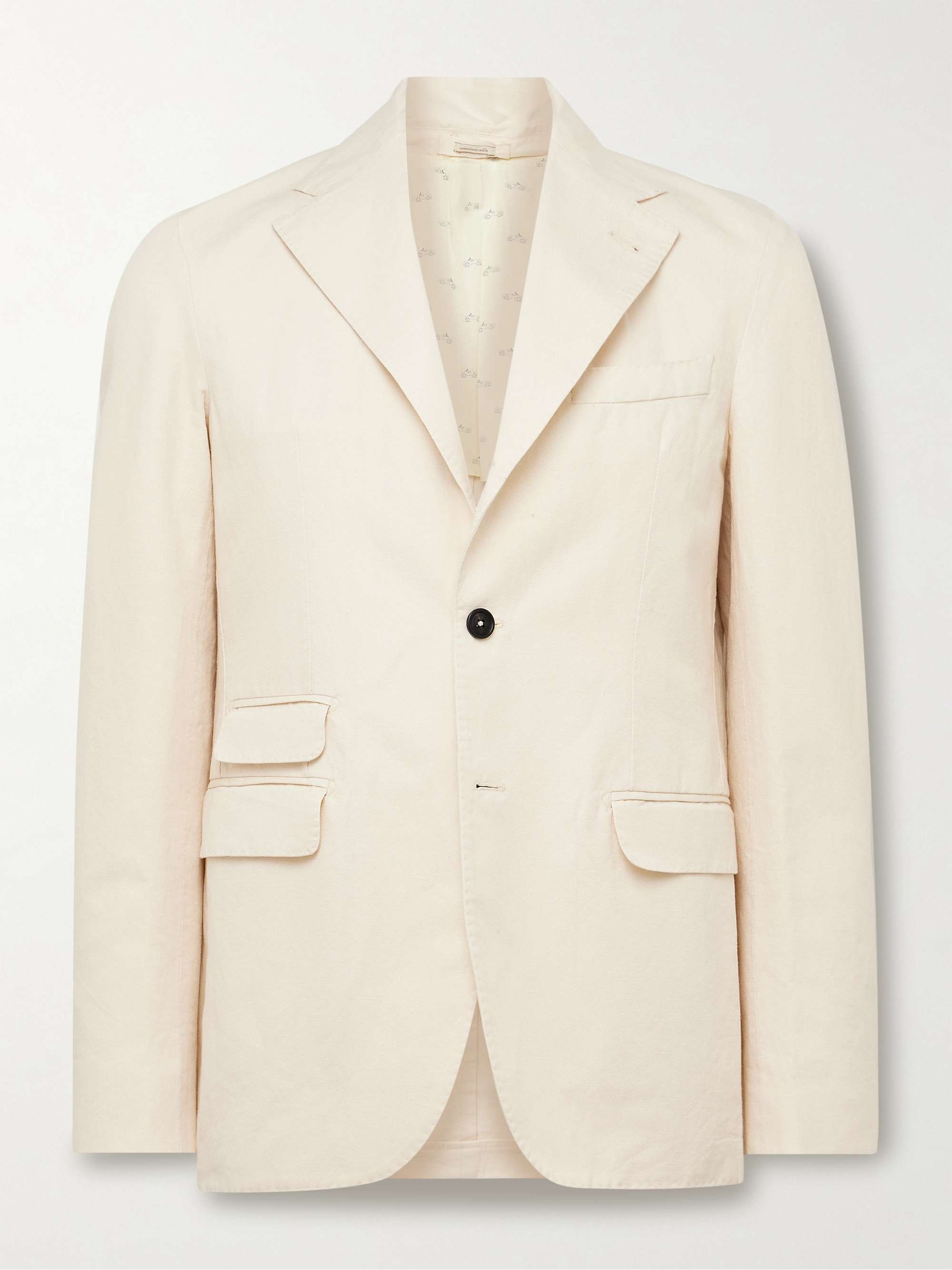 Catch2 Cotton and Linen-Blend Twill Suit Jacket view