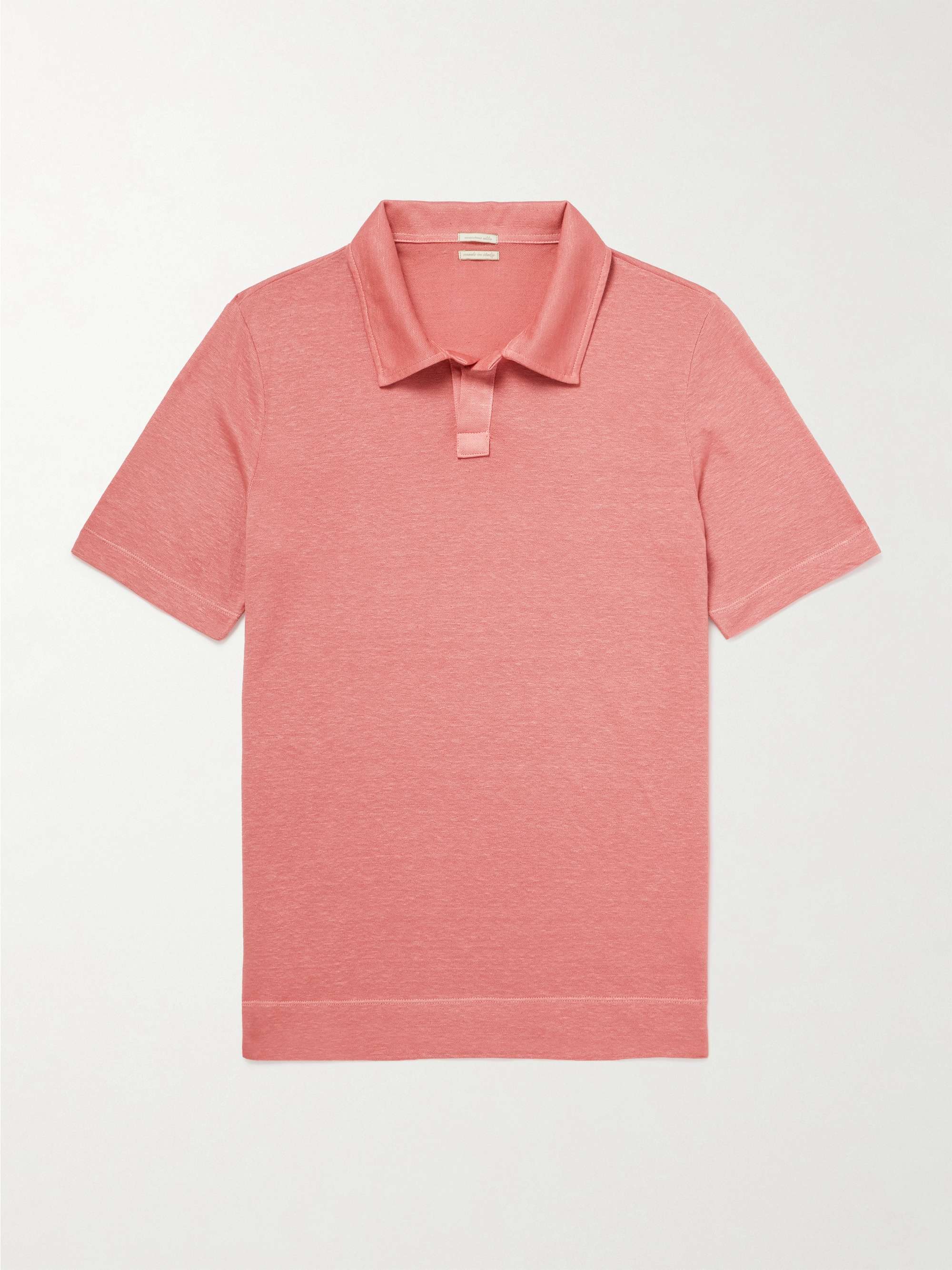 Aruba Linen and Cotton-Blend Polo Shirt view