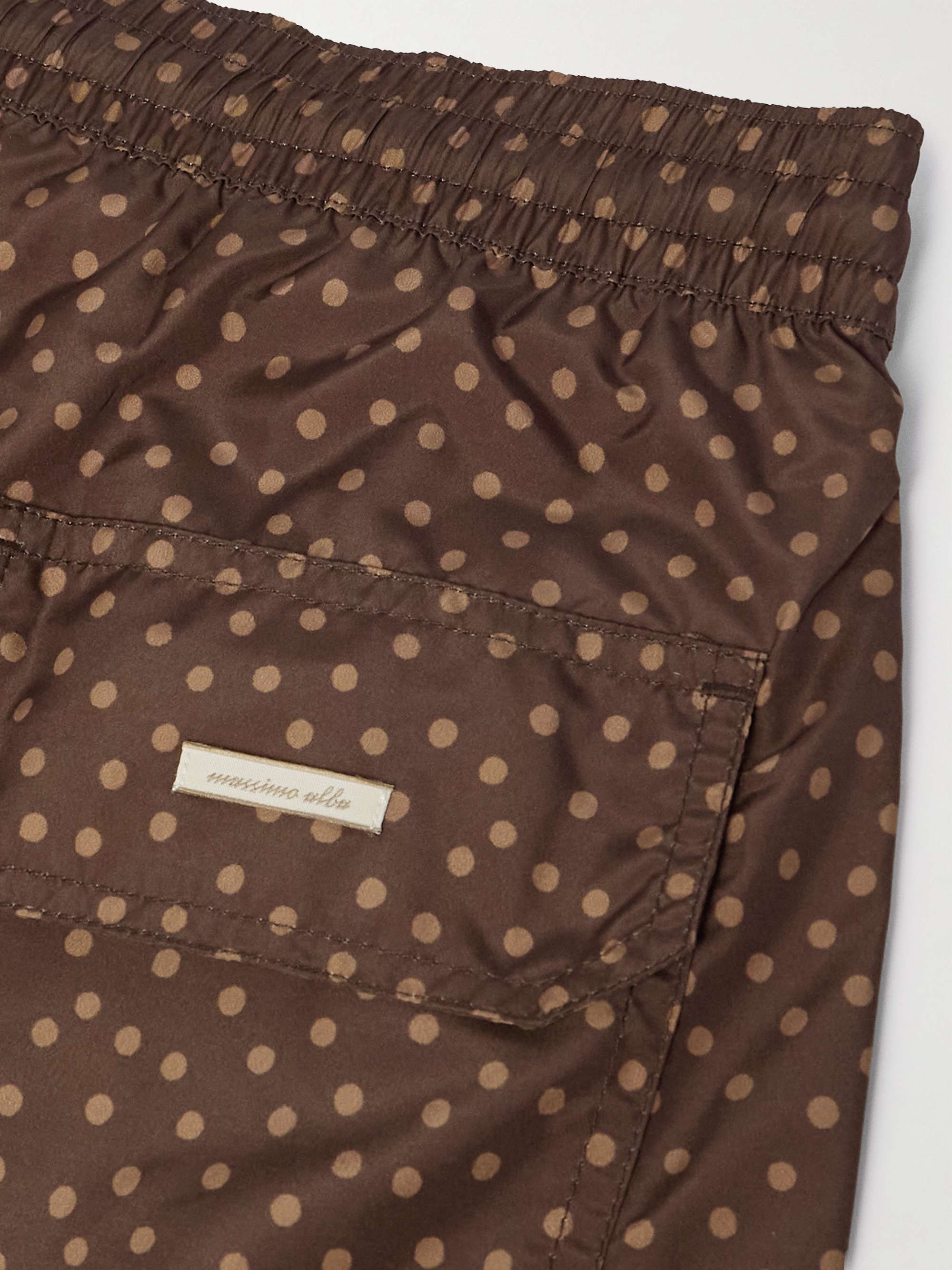 Kite Straight-Leg Mid-Length Polka-Dot Swim Shorts view