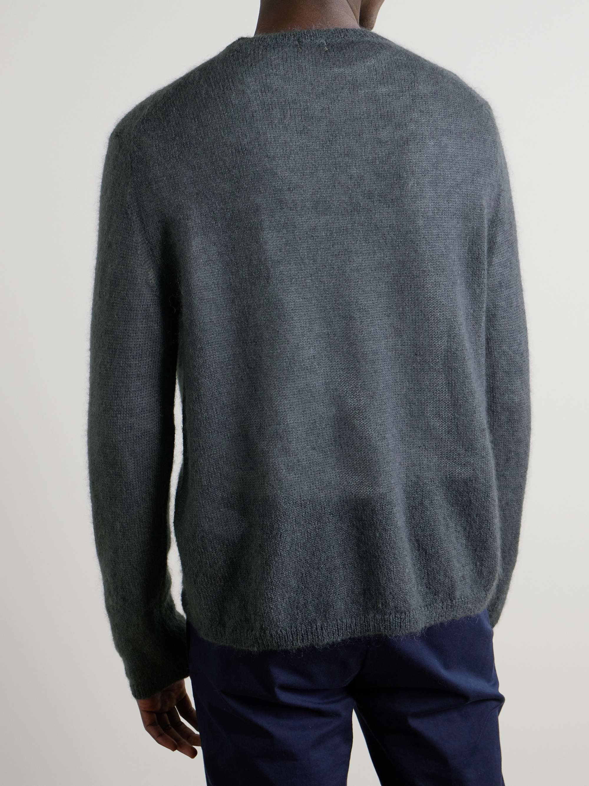 Leonard Mohair and Silk-Blend Sweater view